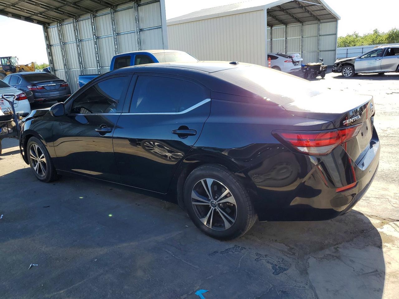 2021 Nissan Sentra Sv Black vin: 3N1AB8CV3MY247371