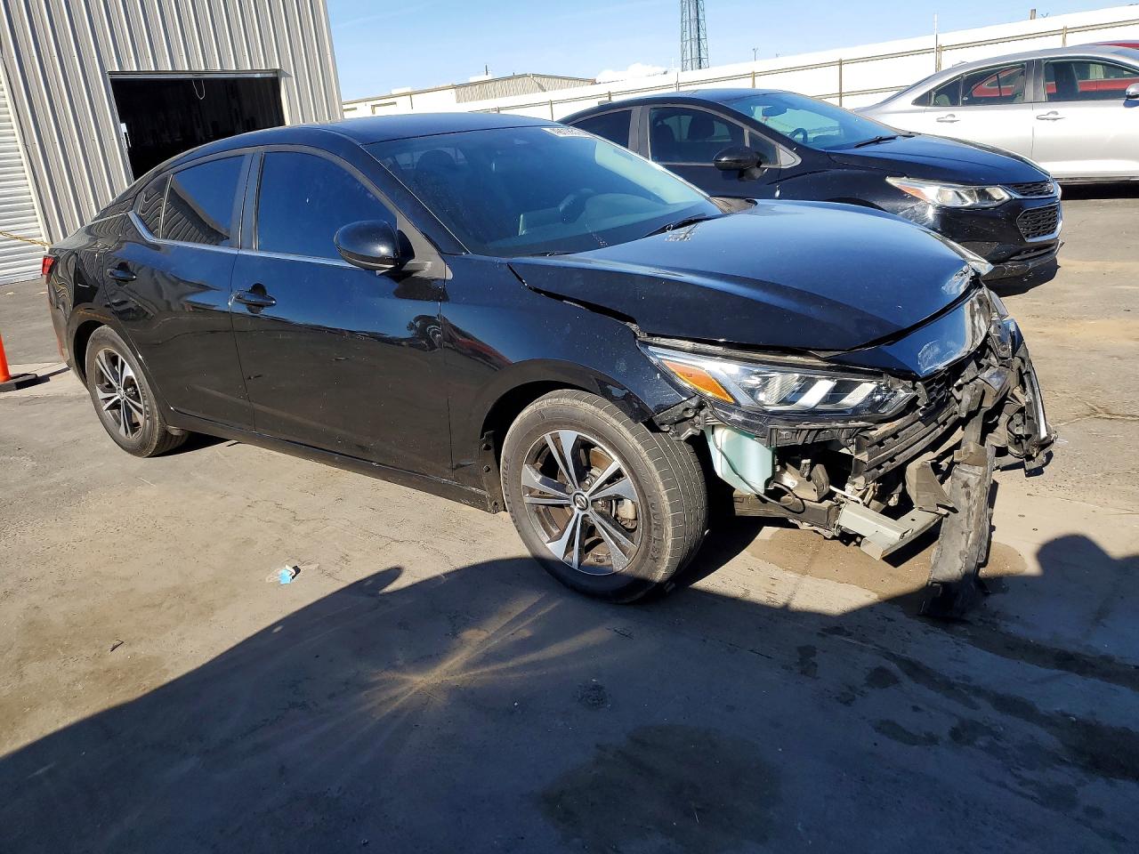 2021 Nissan Sentra Sv Black vin: 3N1AB8CV3MY247371