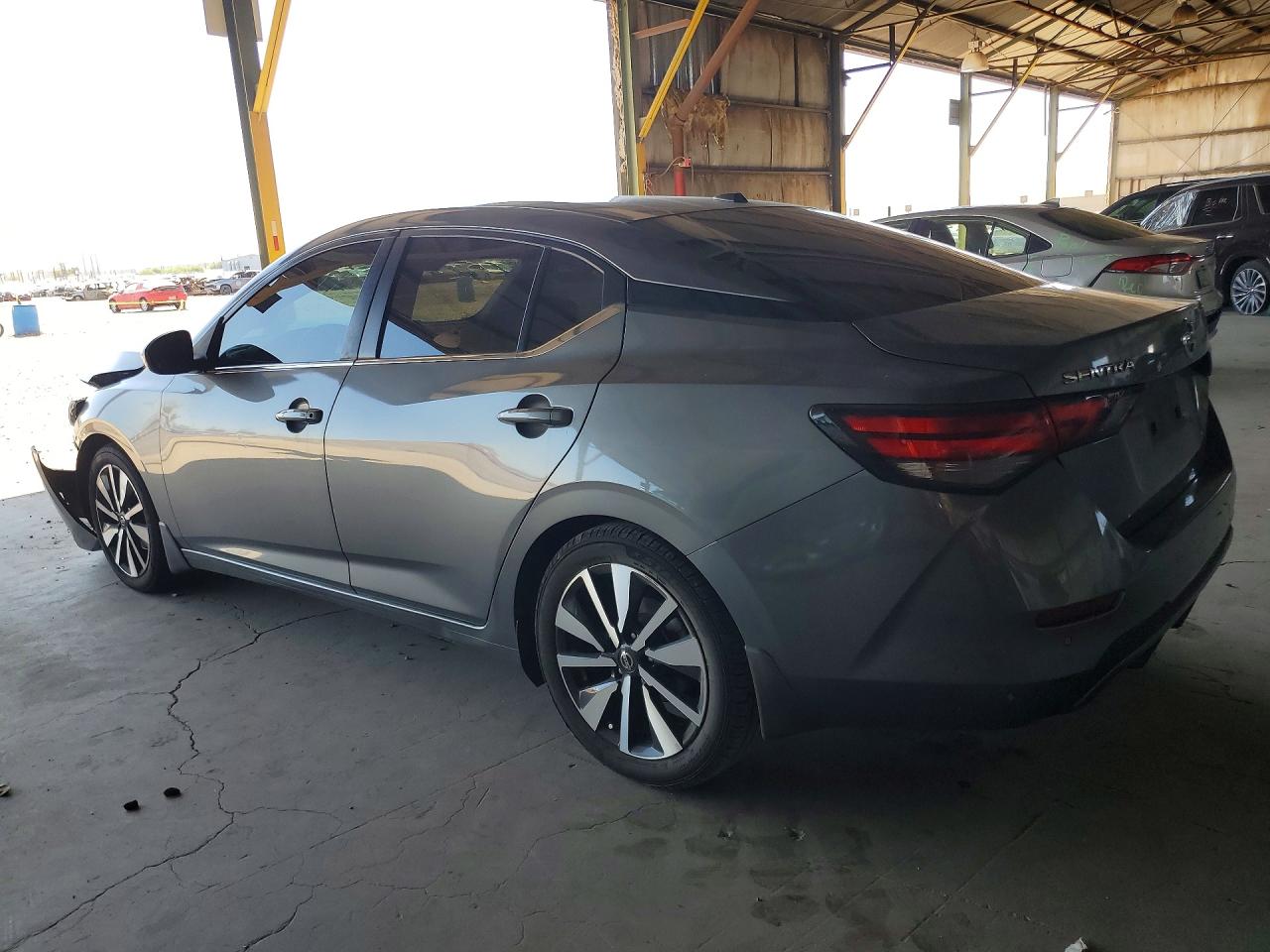 2021 Nissan Sentra Sv Gray vin: 3N1AB8CV3MY293055