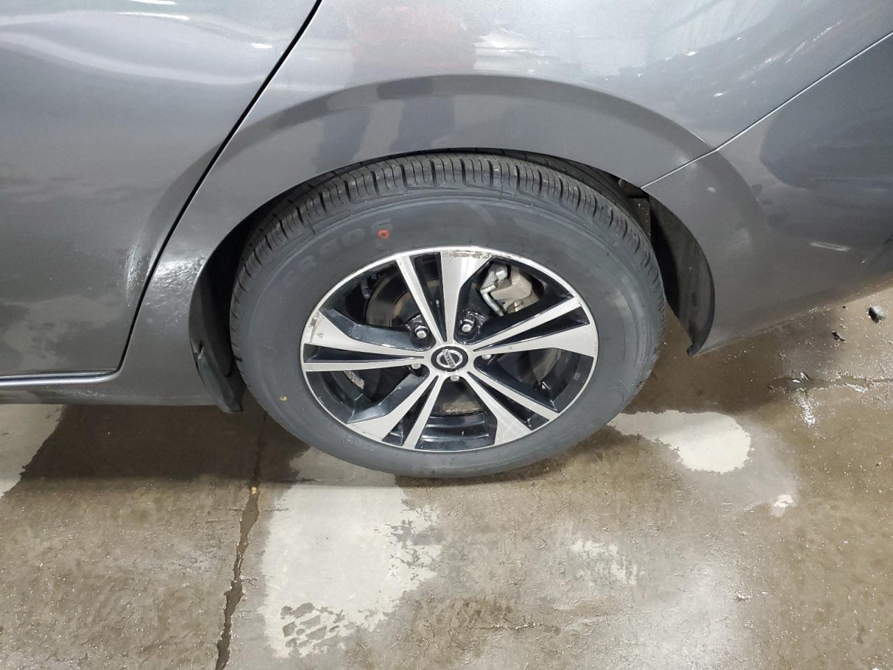 2023 Nissan Sentra Sv Серый vin: 3N1AB8CV3PY284361 Damage: Left Rear Wheel, Curb Rash, 4 To 5 Inches