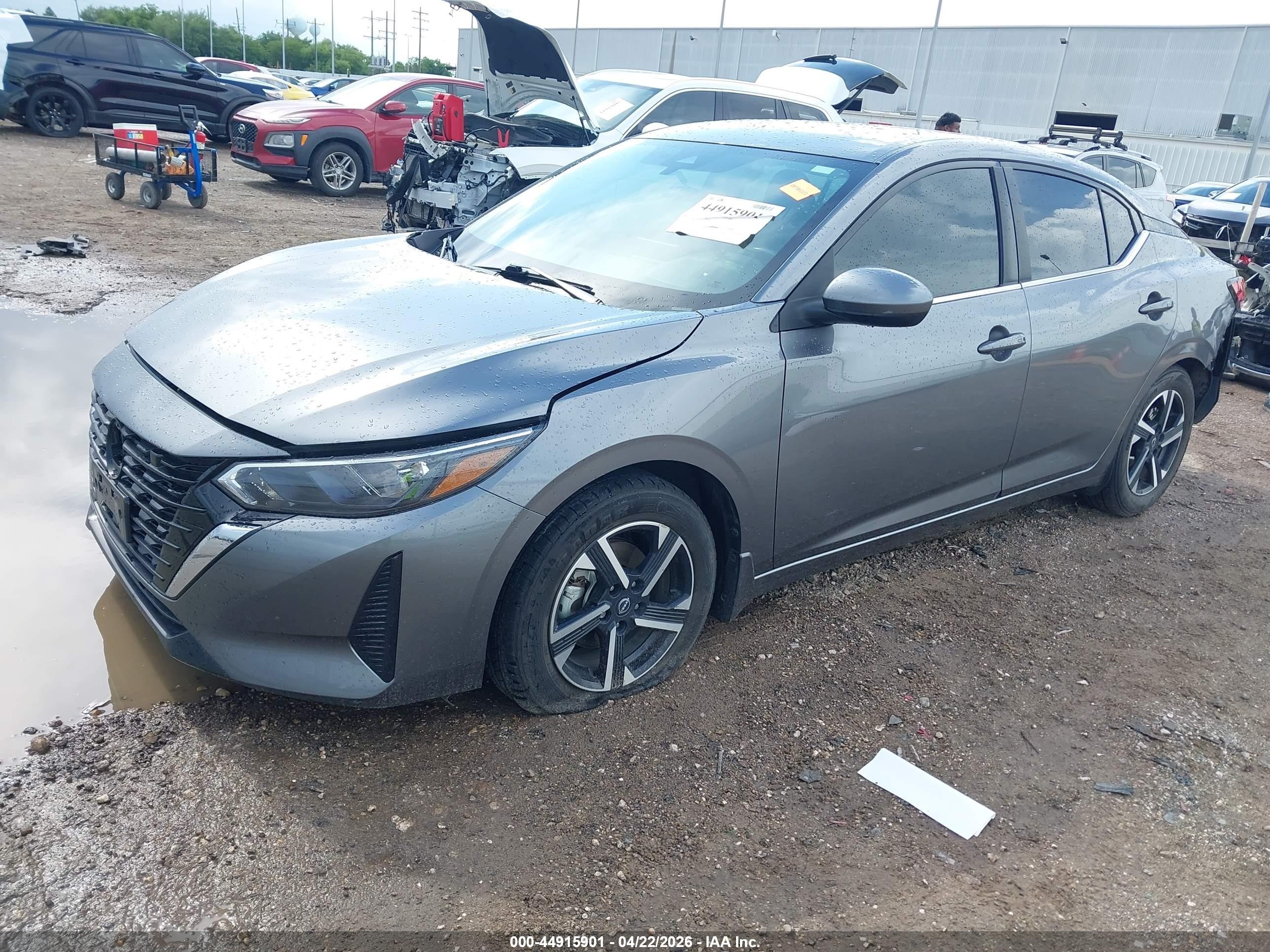 2024 Nissan Sentra Sv Xtronic Cvt Gray vin: 3N1AB8CV3RY240668