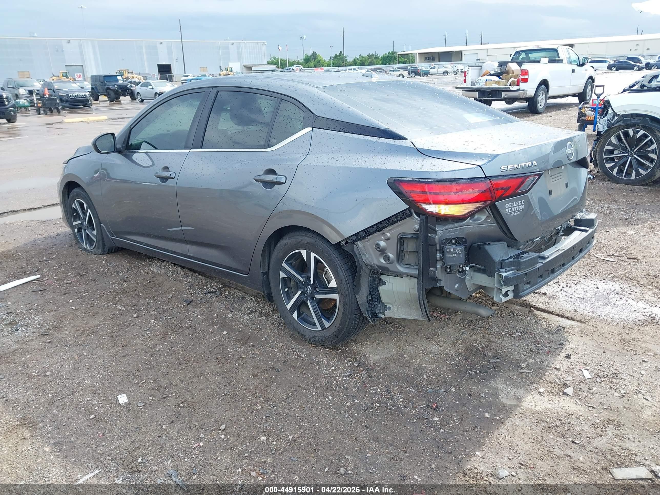 2024 Nissan Sentra Sv Xtronic Cvt Gray vin: 3N1AB8CV3RY240668