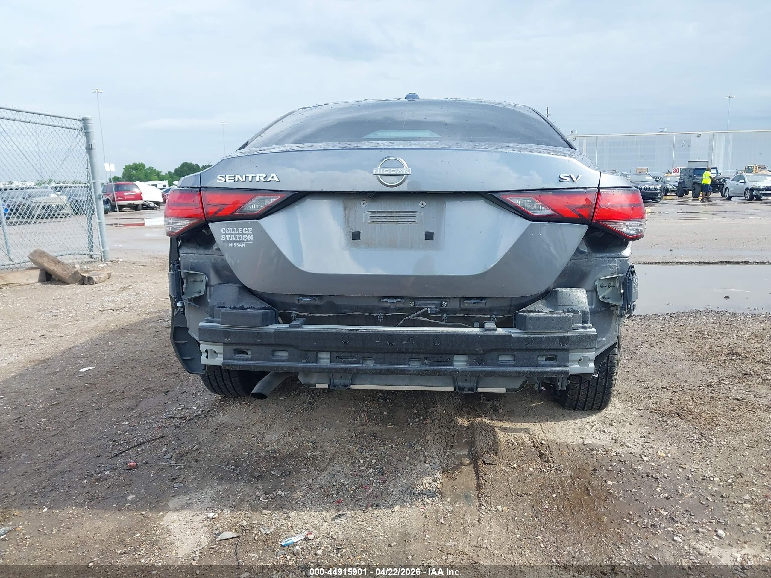 2024 Nissan Sentra Sv Xtronic Cvt Gray vin: 3N1AB8CV3RY240668