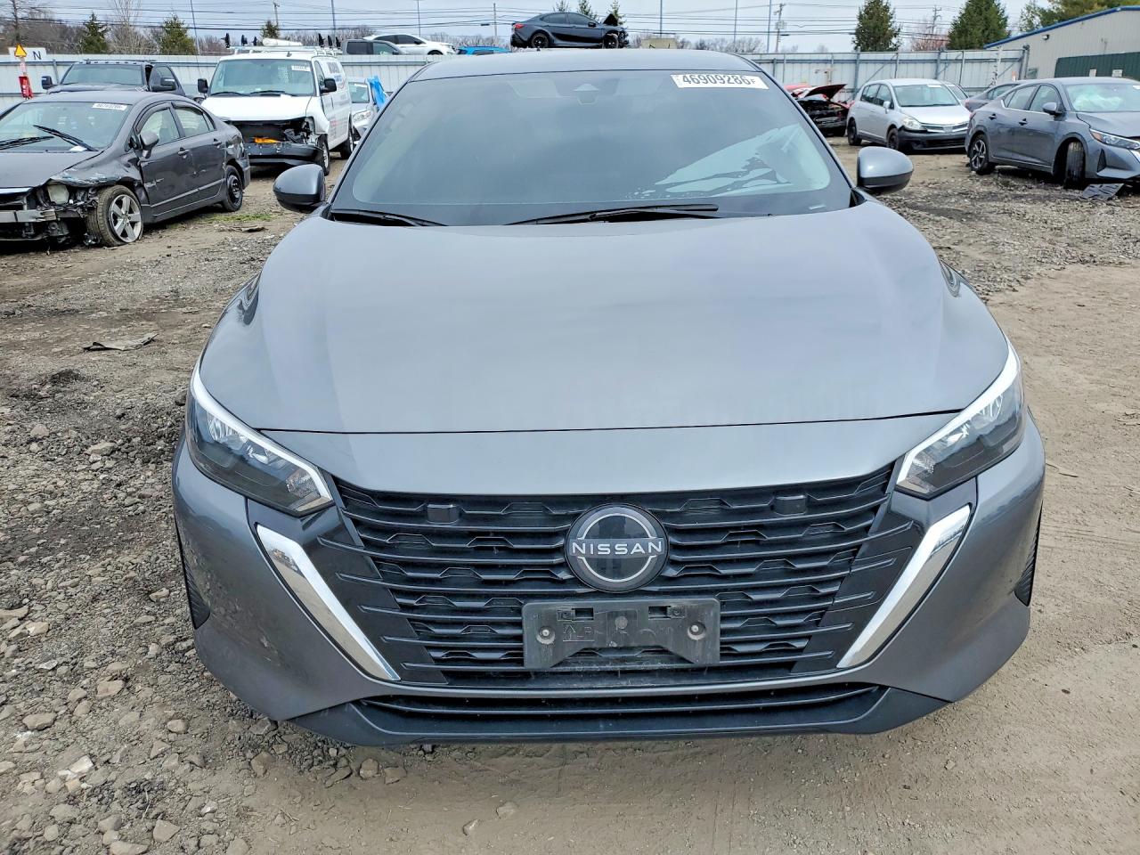 2024 Nissan Sentra Sv Gray vin: 3N1AB8CV3RY270625