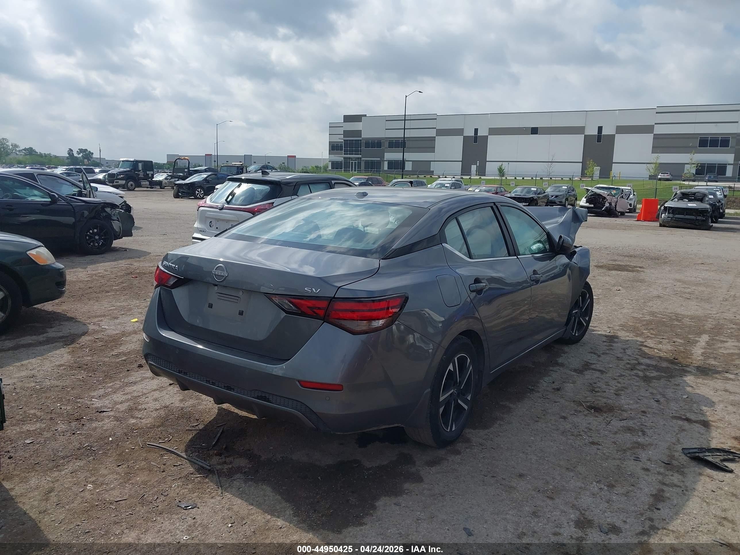 2024 Nissan Sentra Sv Xtronic Cvt Gray vin: 3N1AB8CV3RY359790