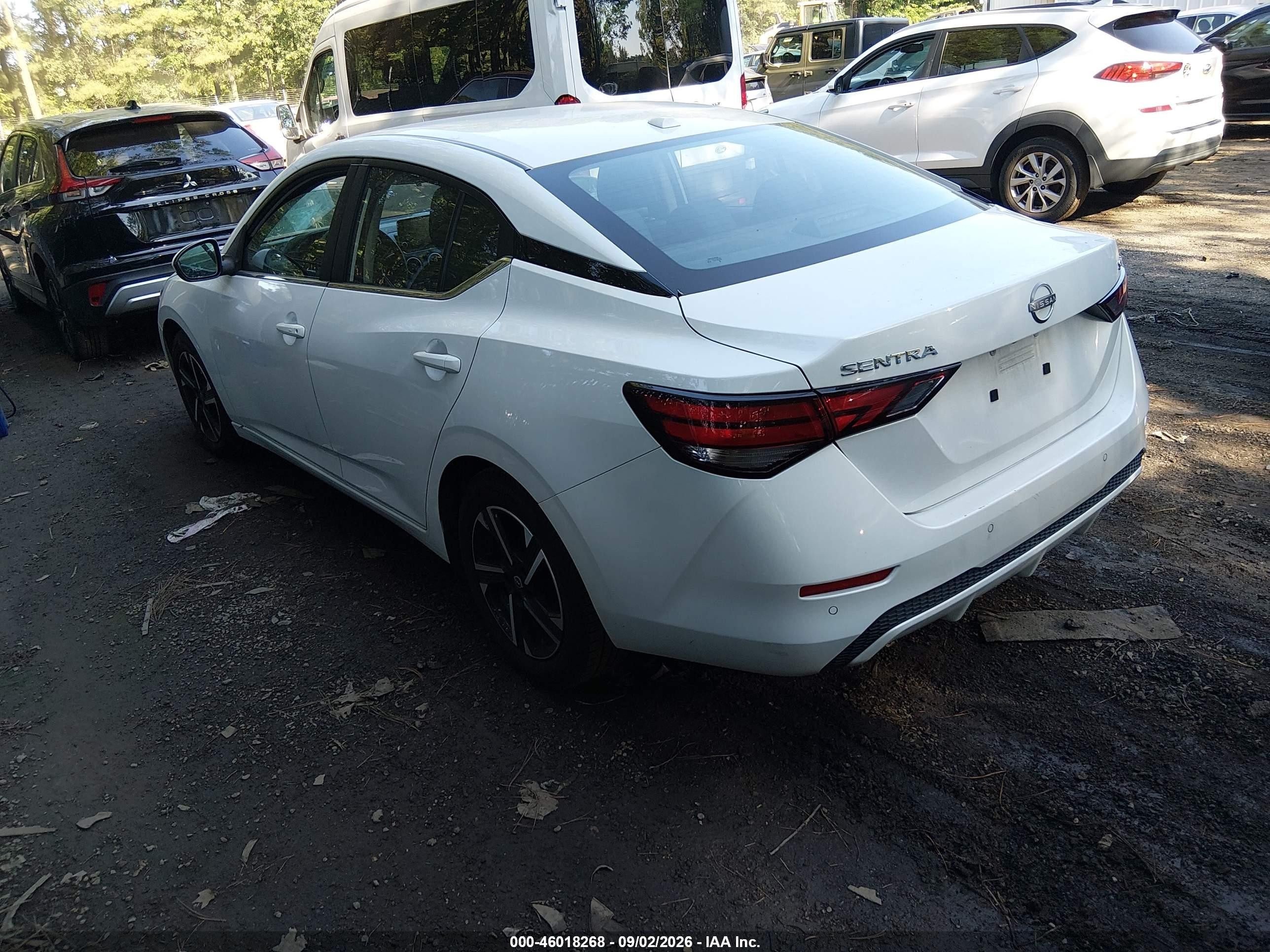 2024 Nissan Sentra Sv Xtronic Cvt White vin: 3N1AB8CV3RY365220
