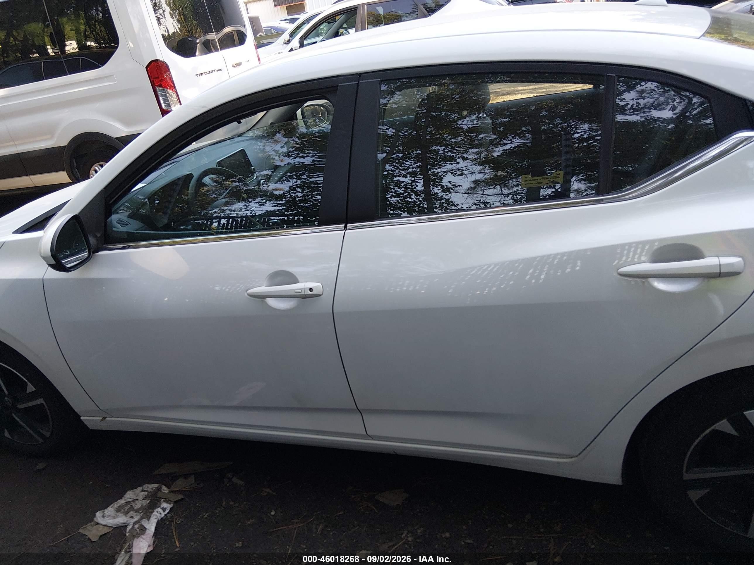 2024 Nissan Sentra Sv Xtronic Cvt White vin: 3N1AB8CV3RY365220