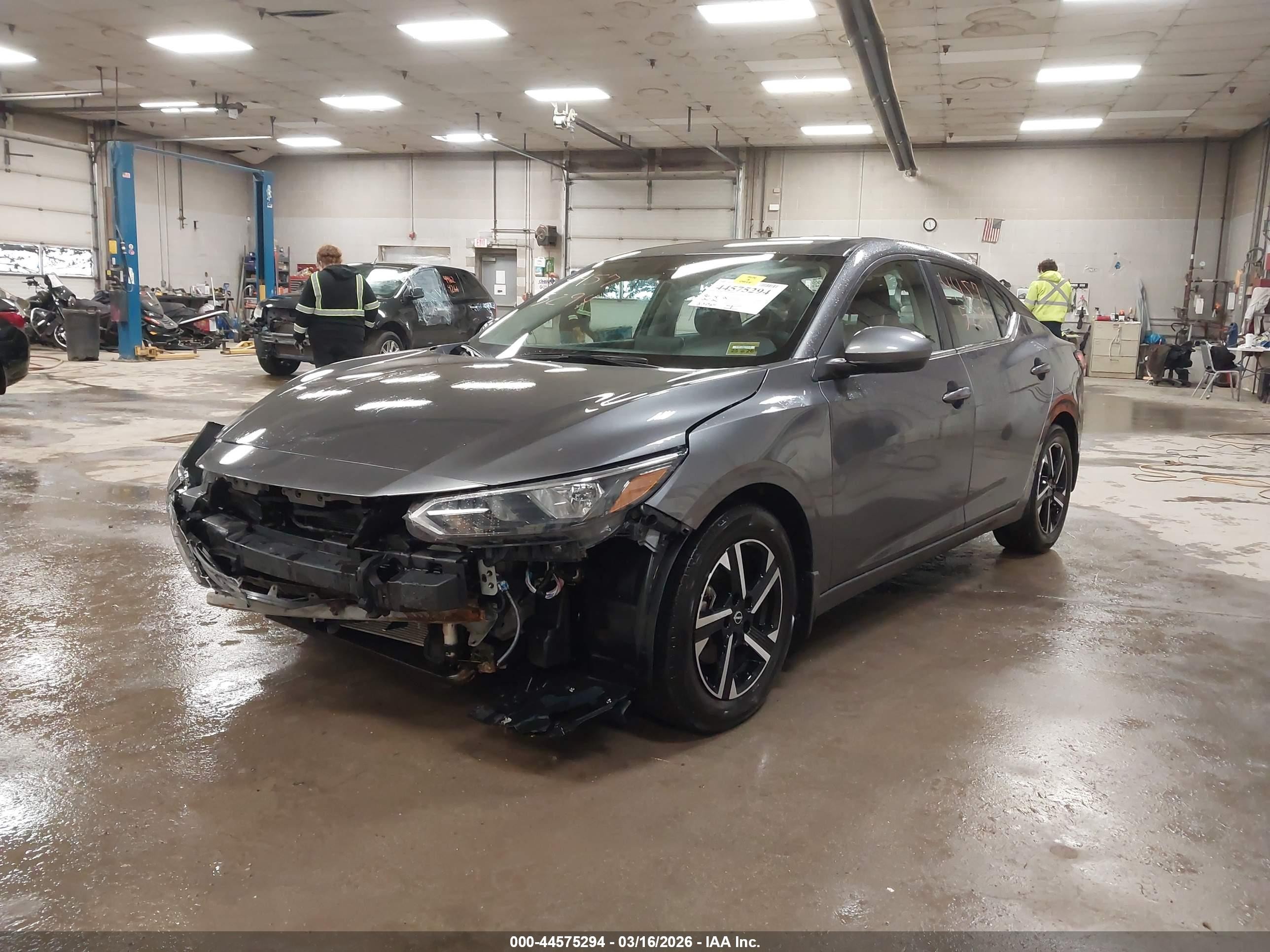 2025 Nissan Sentra Sv Gray vin: 3N1AB8CV3SY222337