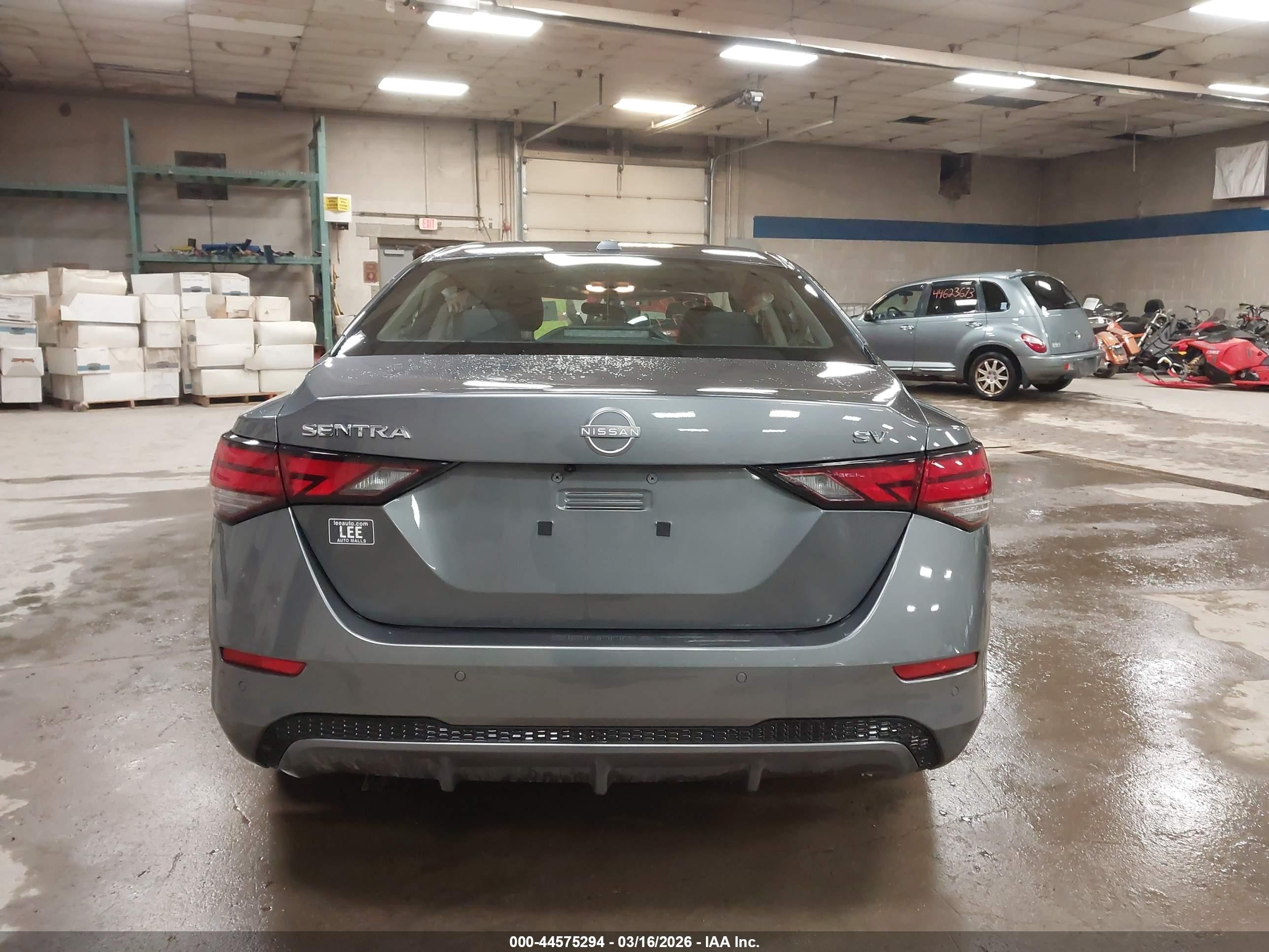 2025 Nissan Sentra Sv Gray vin: 3N1AB8CV3SY222337