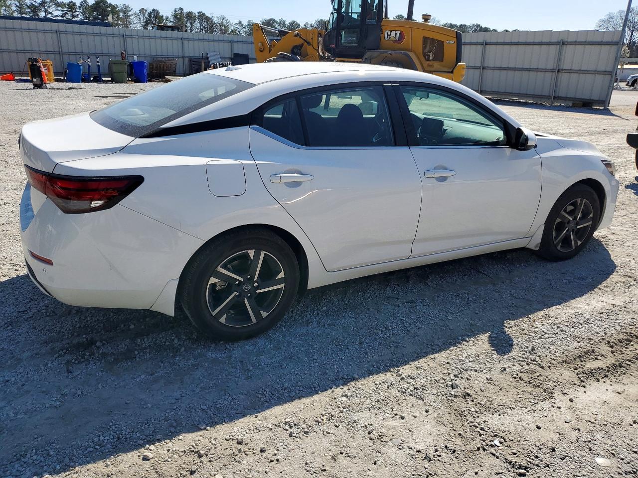2025 Nissan Sentra Sv Белый vin: 3N1AB8CV3SY255337