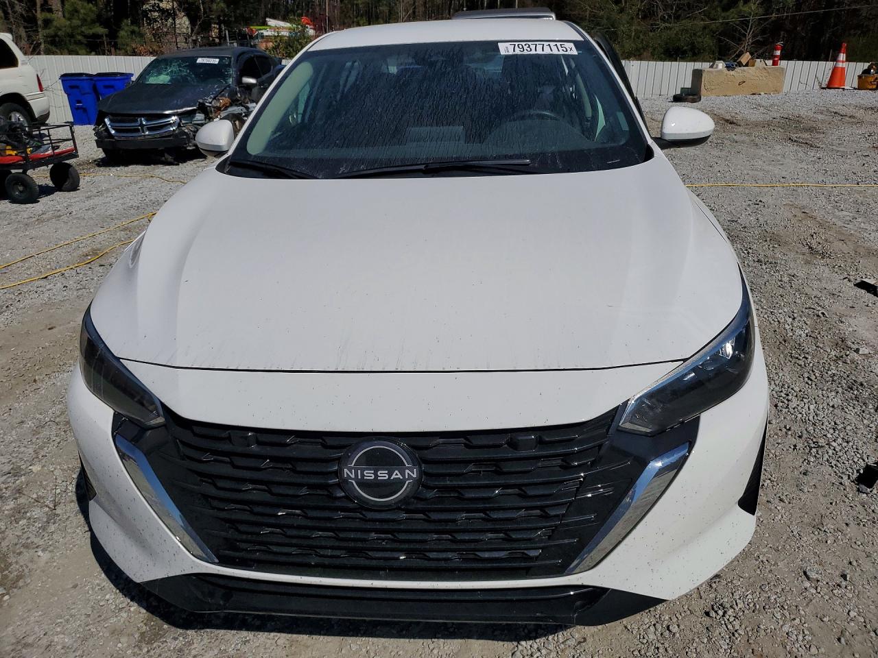 2025 Nissan Sentra Sv Белый vin: 3N1AB8CV3SY255337