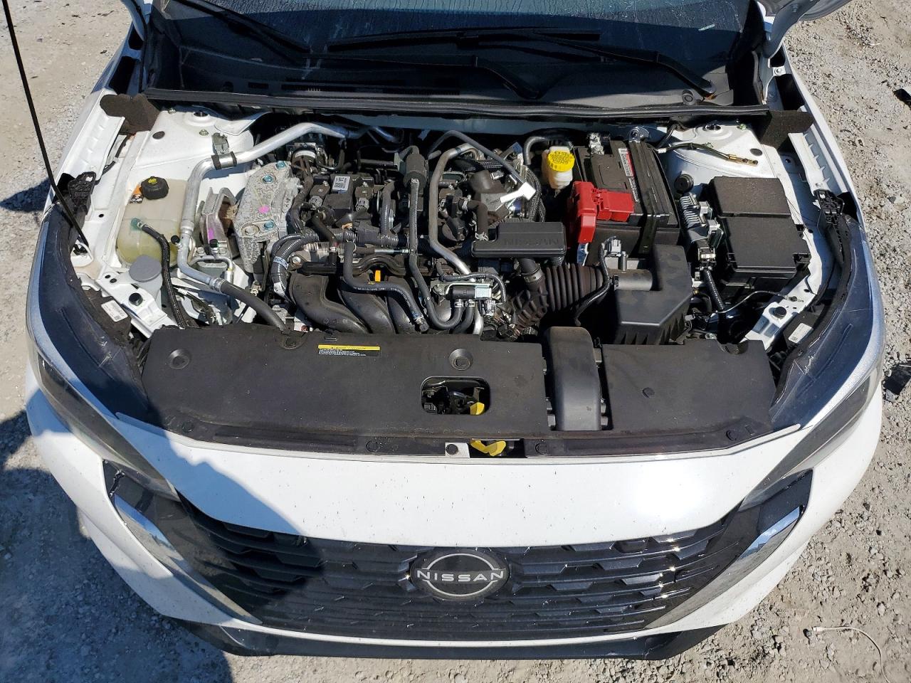 2025 Nissan Sentra Sv Белый vin: 3N1AB8CV3SY255337