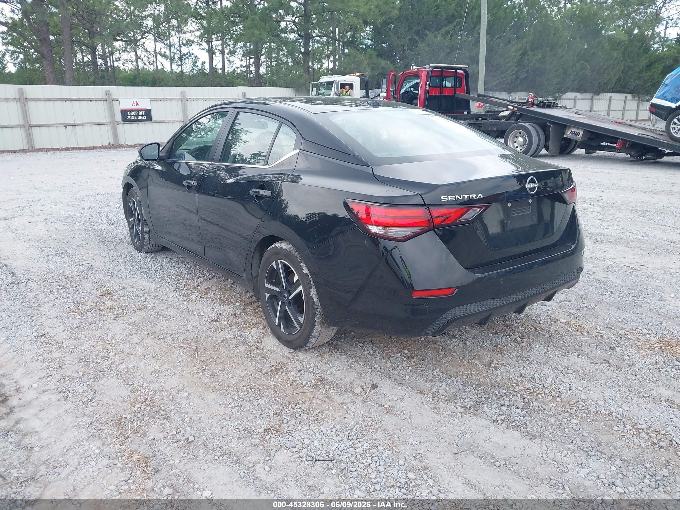2025 Nissan Sentra Sv Black vin: 3N1AB8CV3SY292517
