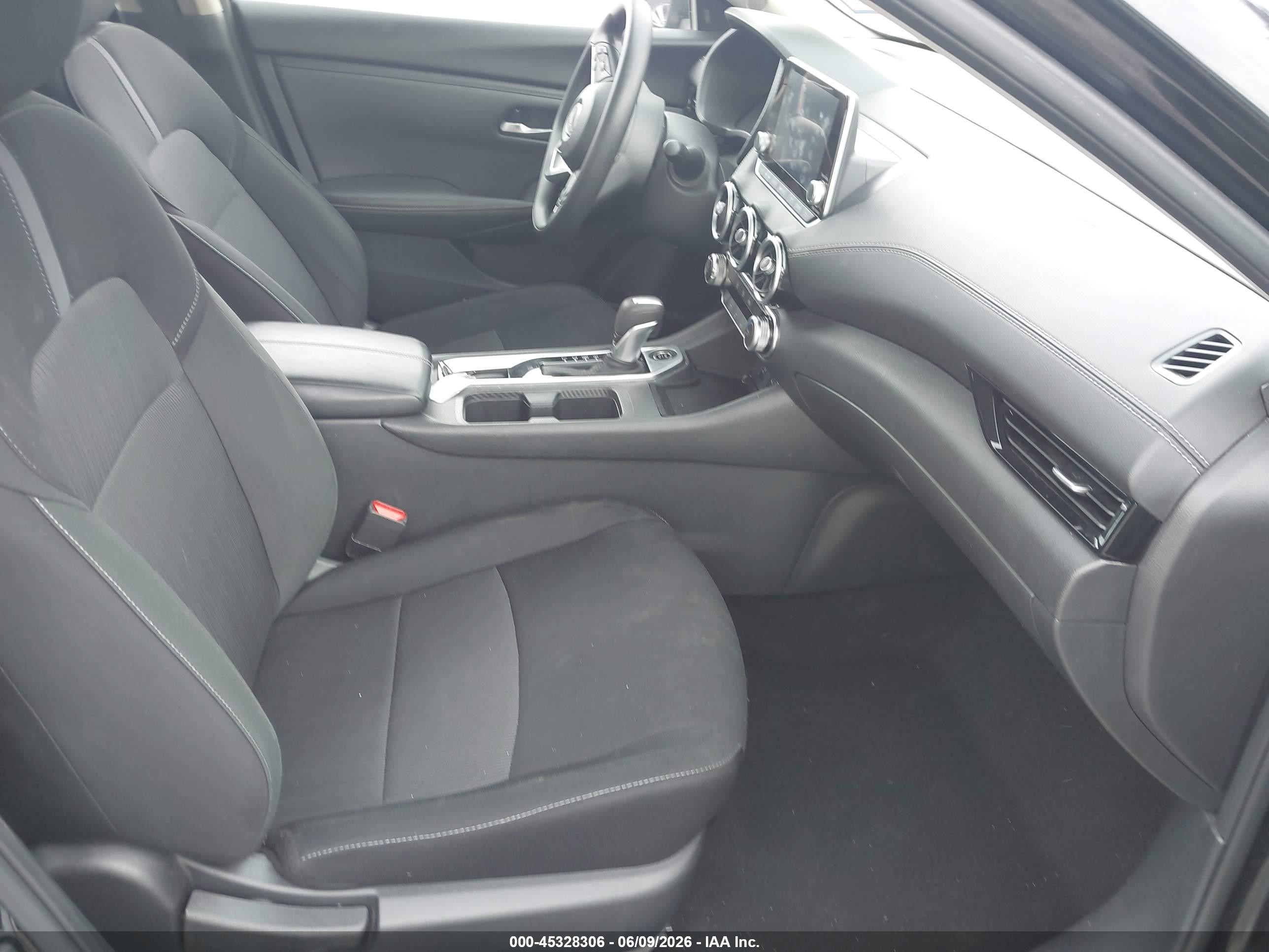 2025 Nissan Sentra Sv Black vin: 3N1AB8CV3SY292517
