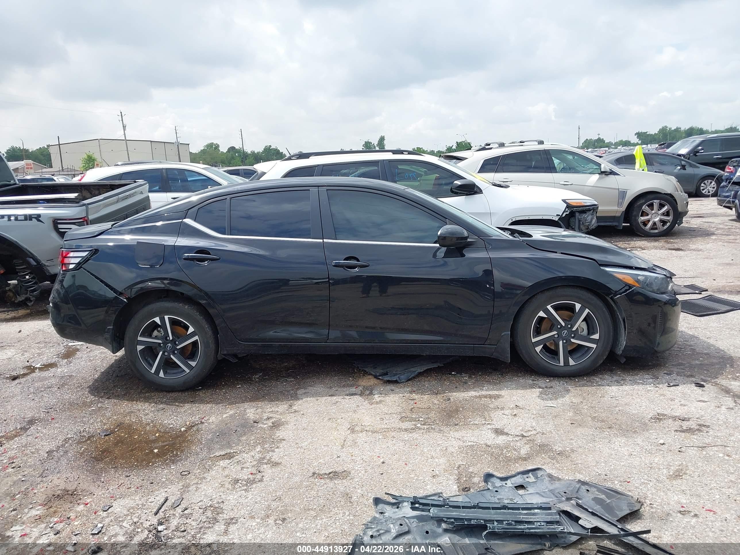 2025 Nissan Sentra Sv Black vin: 3N1AB8CV3SY329064