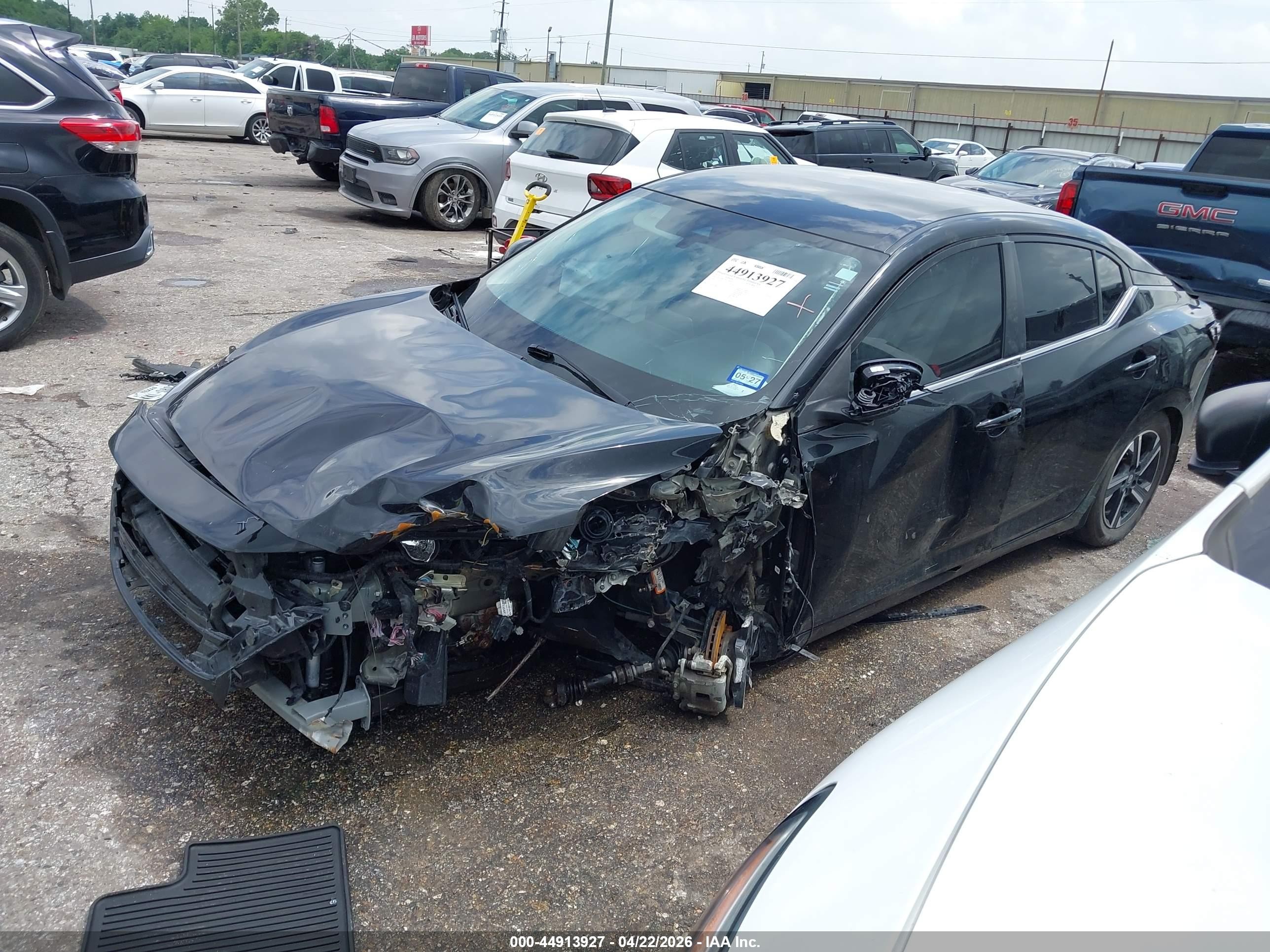 2025 Nissan Sentra Sv Black vin: 3N1AB8CV3SY329064