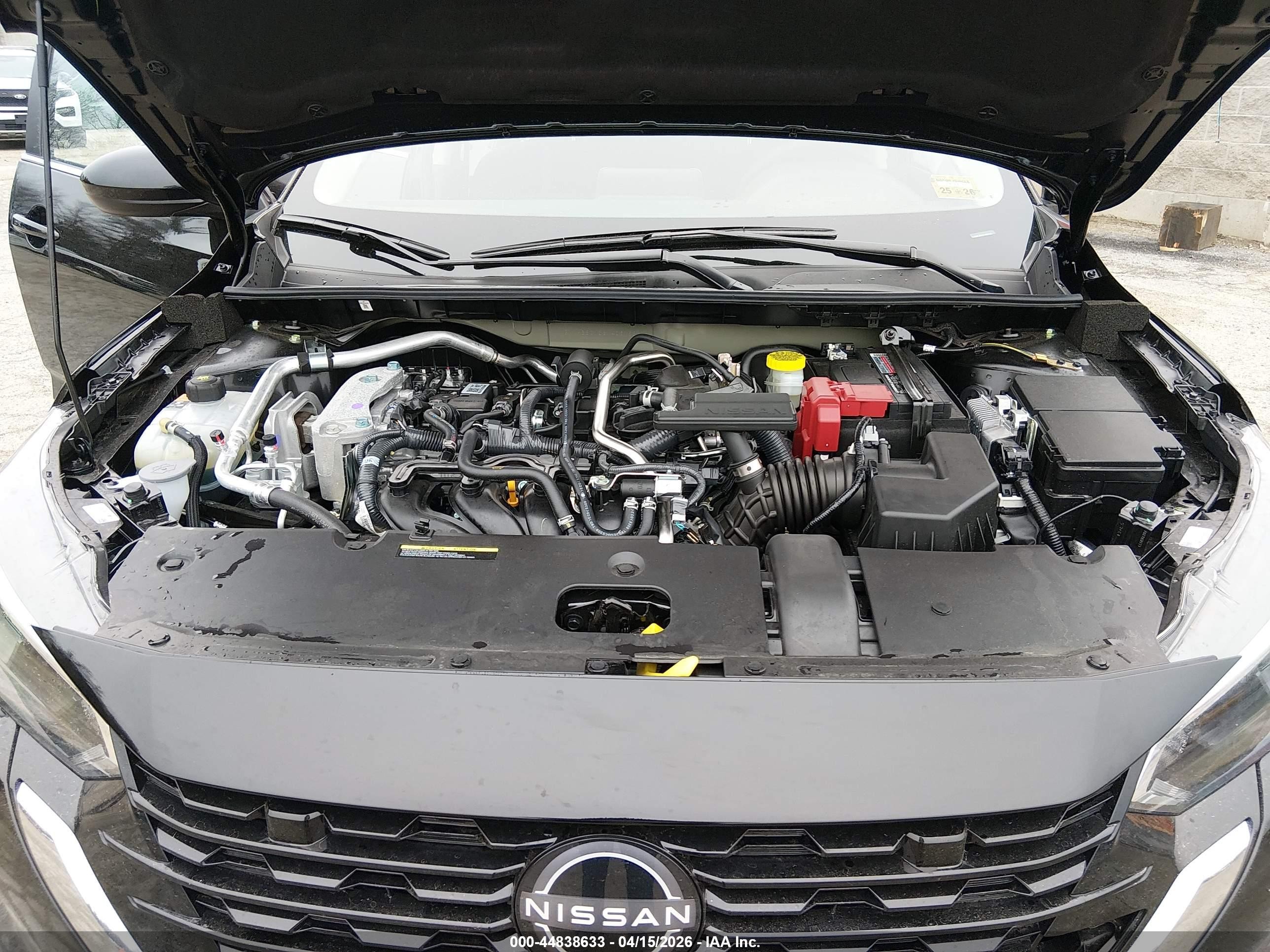 2025 Nissan Sentra Sv Черный vin: 3N1AB8CV3SY406158