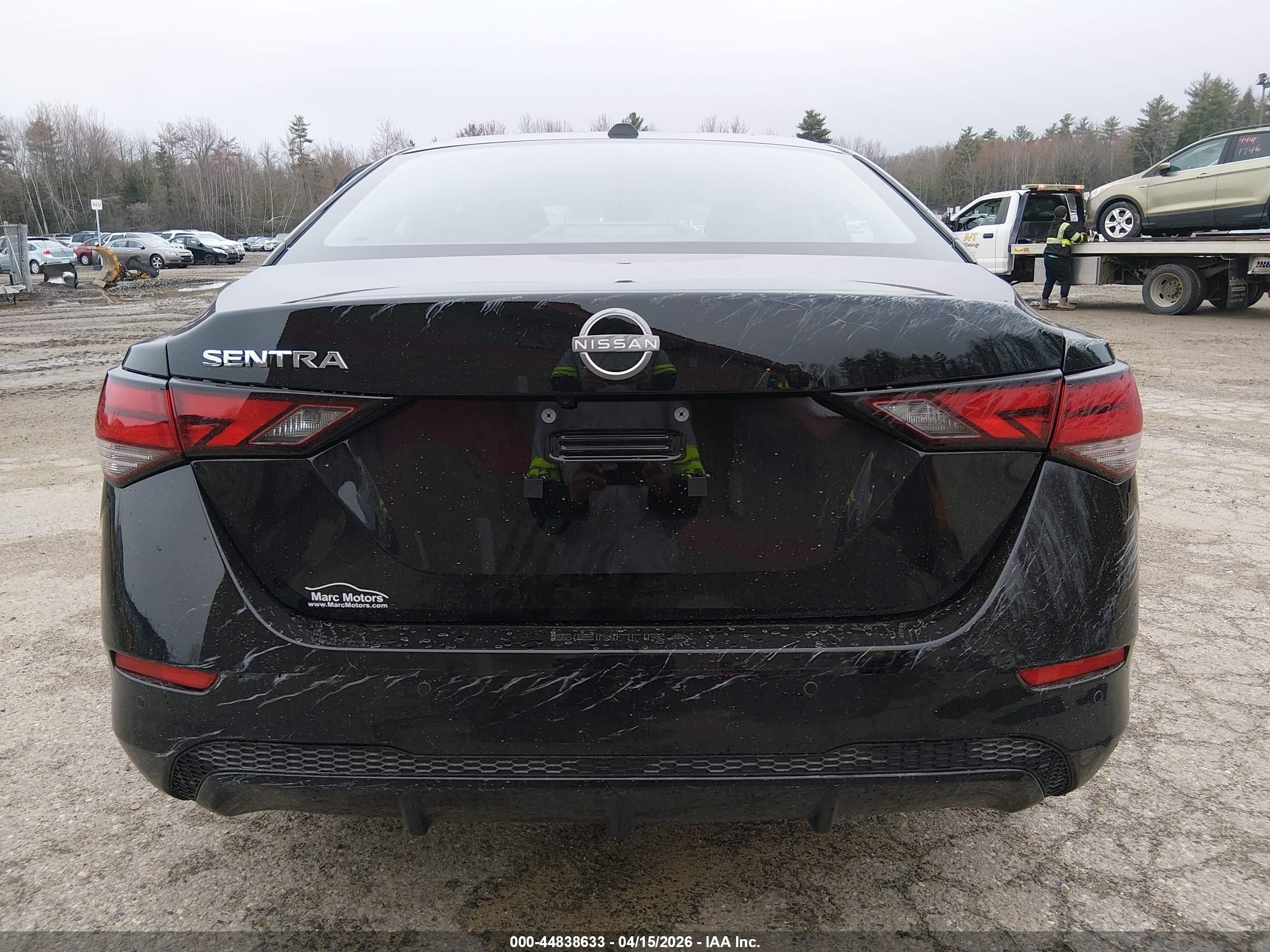 2025 Nissan Sentra Sv Черный vin: 3N1AB8CV3SY406158