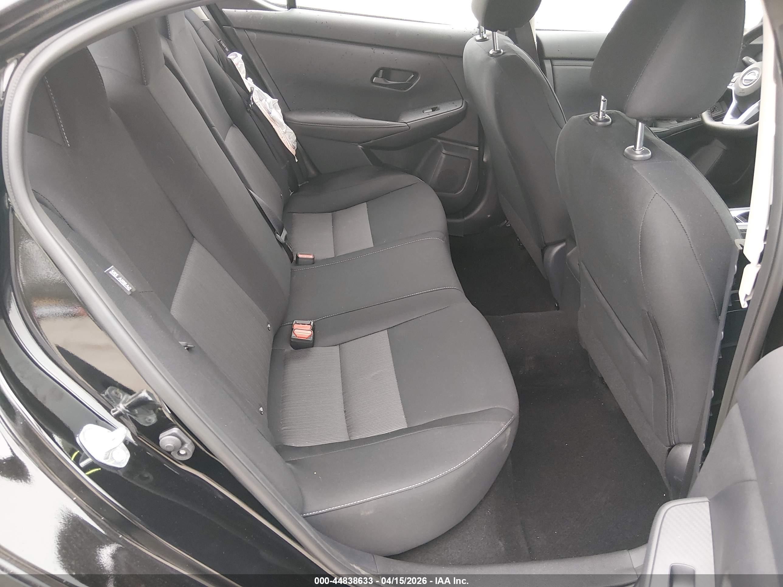 2025 Nissan Sentra Sv Черный vin: 3N1AB8CV3SY406158