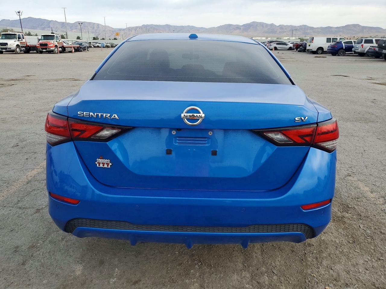 2020 Nissan Sentra Sv Синий vin: 3N1AB8CV4LY206455