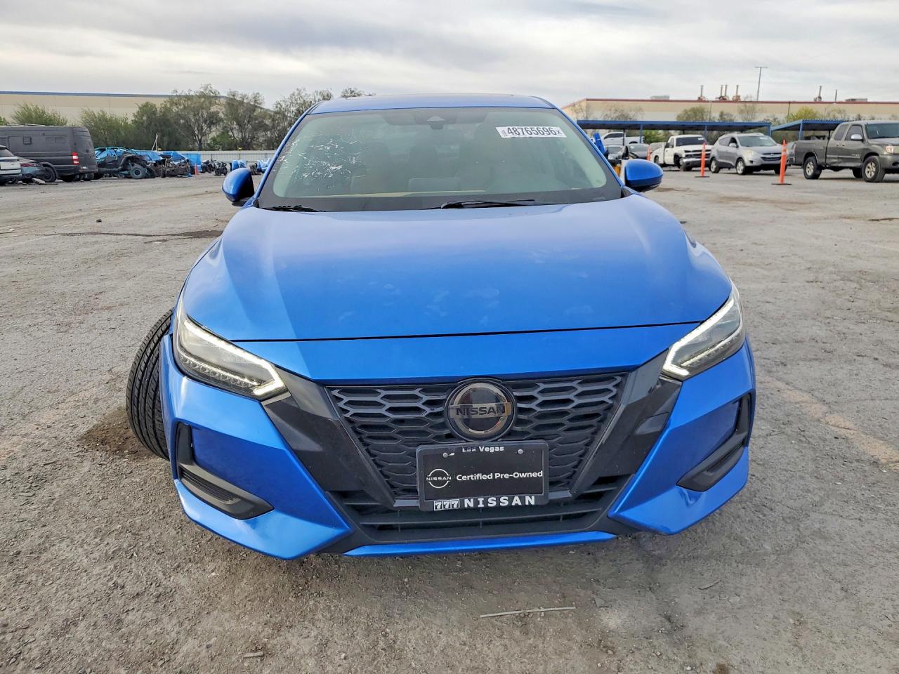 2020 Nissan Sentra Sv Синий vin: 3N1AB8CV4LY206455