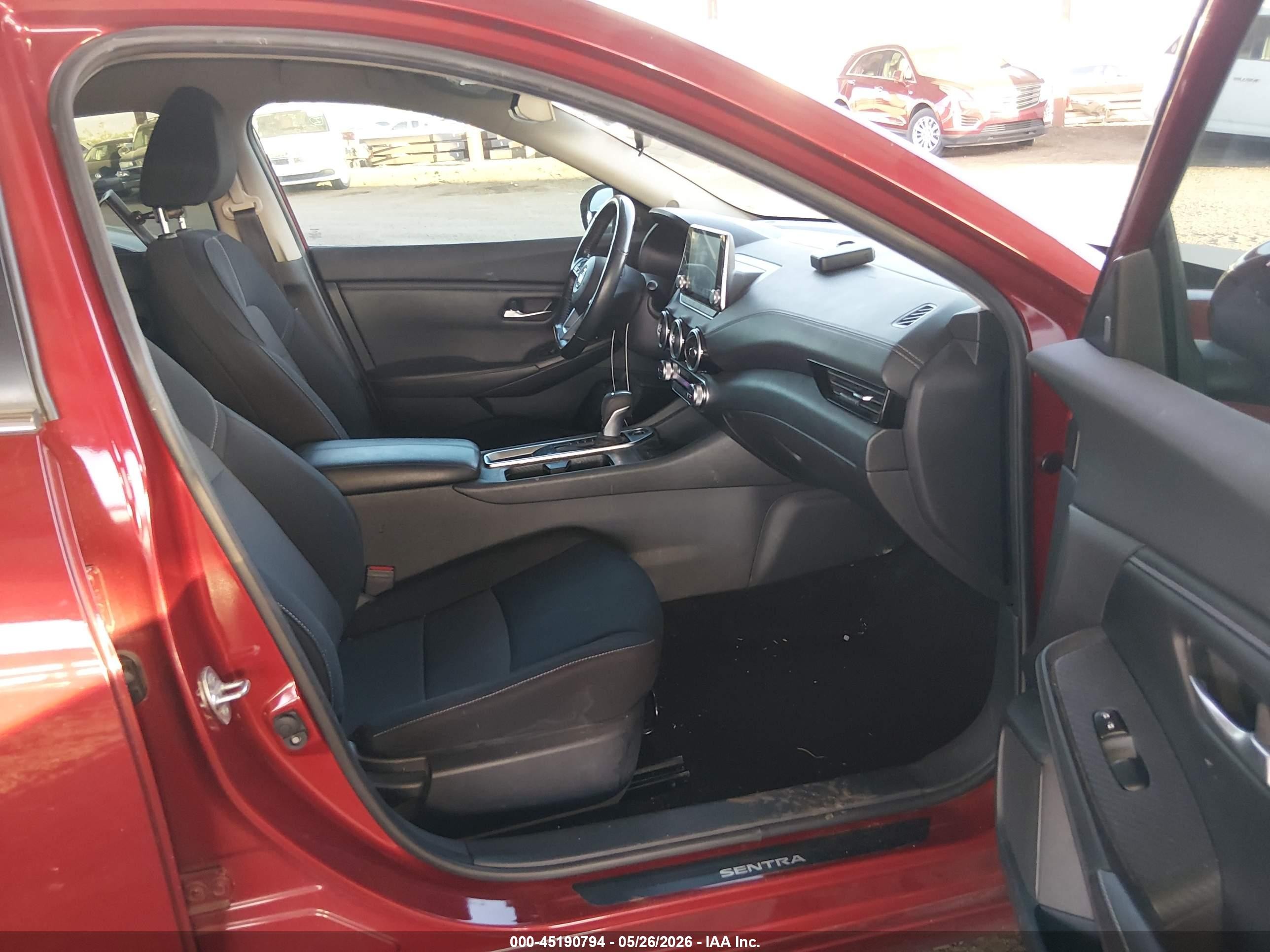 2022 Nissan Sentra Sv Xtronic Cvt Red vin: 3N1AB8CV4NY202554