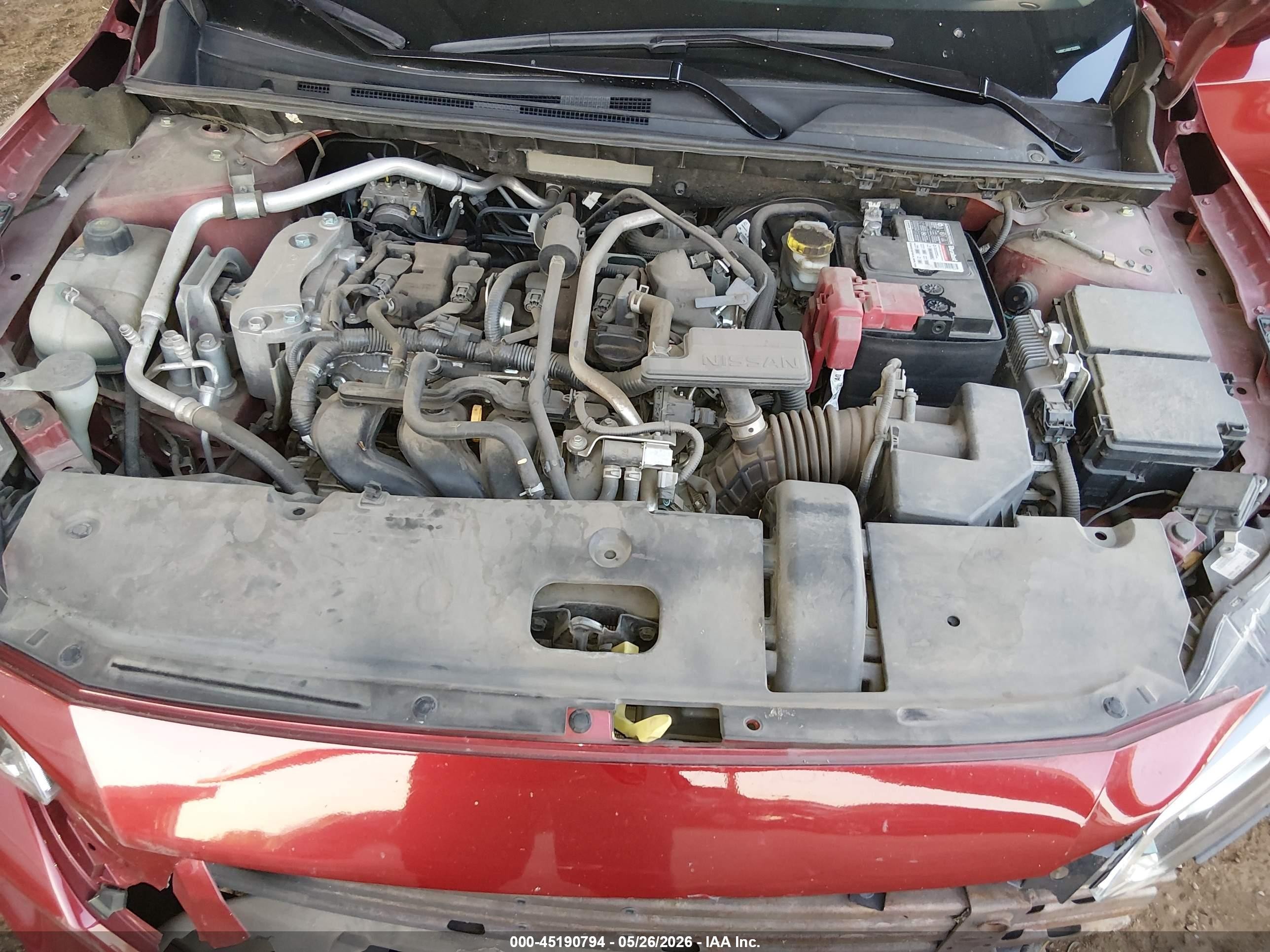 2022 Nissan Sentra Sv Xtronic Cvt Red vin: 3N1AB8CV4NY202554
