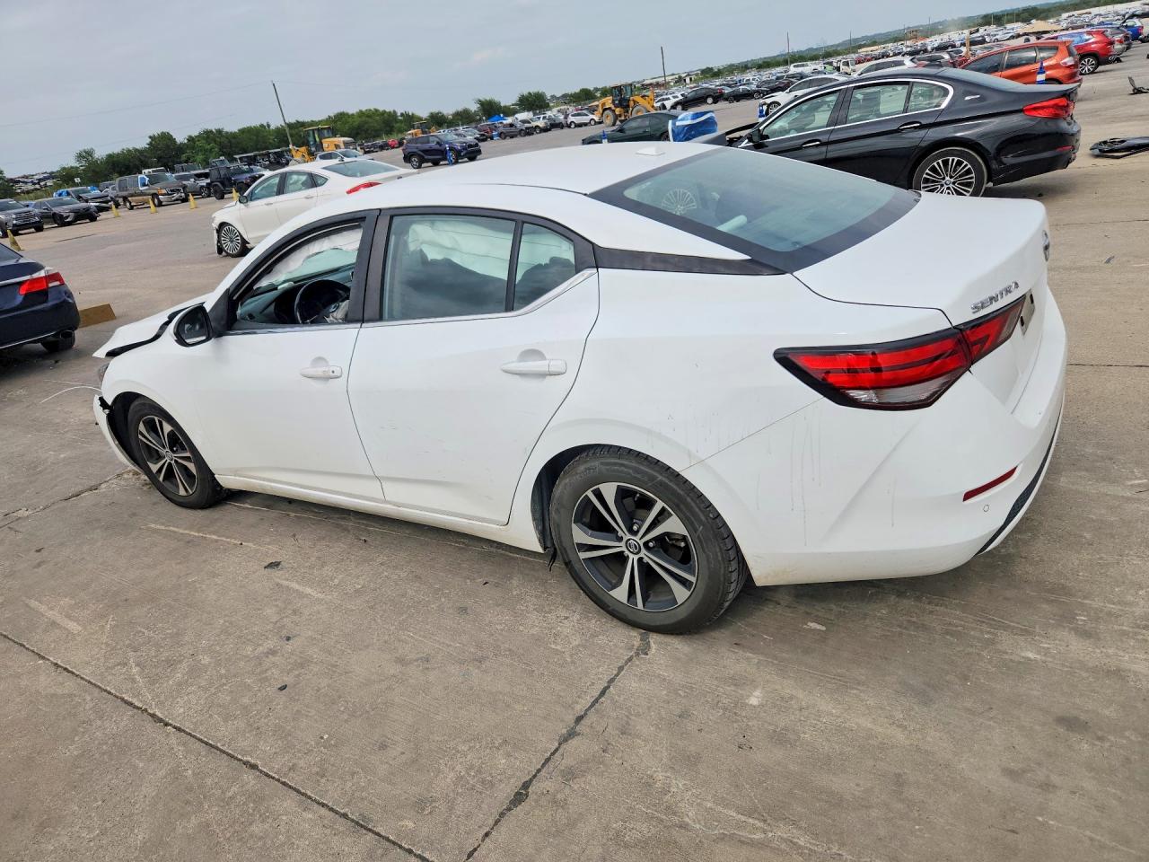 2022 Nissan Sentra Sv Белый vin: 3N1AB8CV4NY217779
