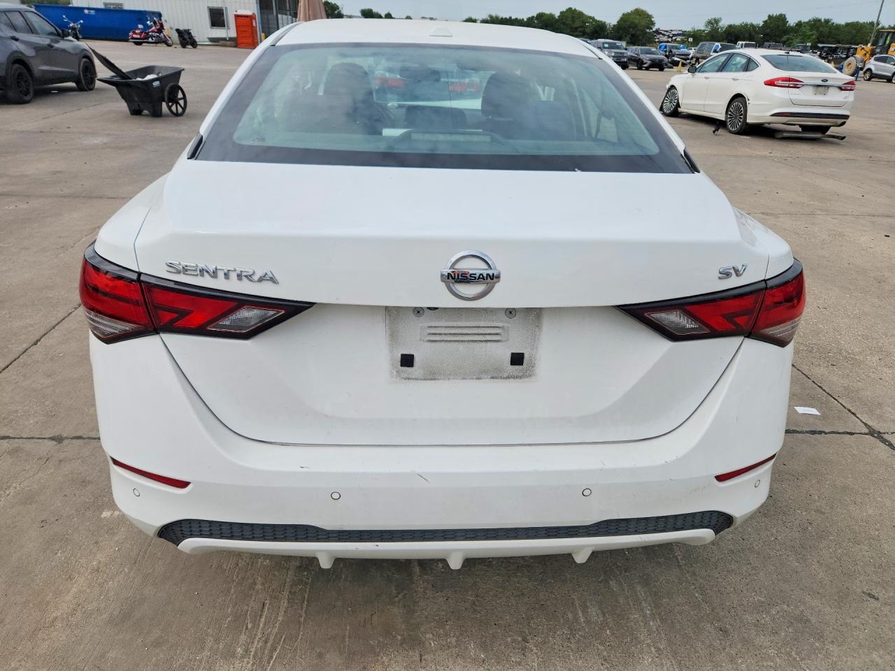 2022 Nissan Sentra Sv Белый vin: 3N1AB8CV4NY217779