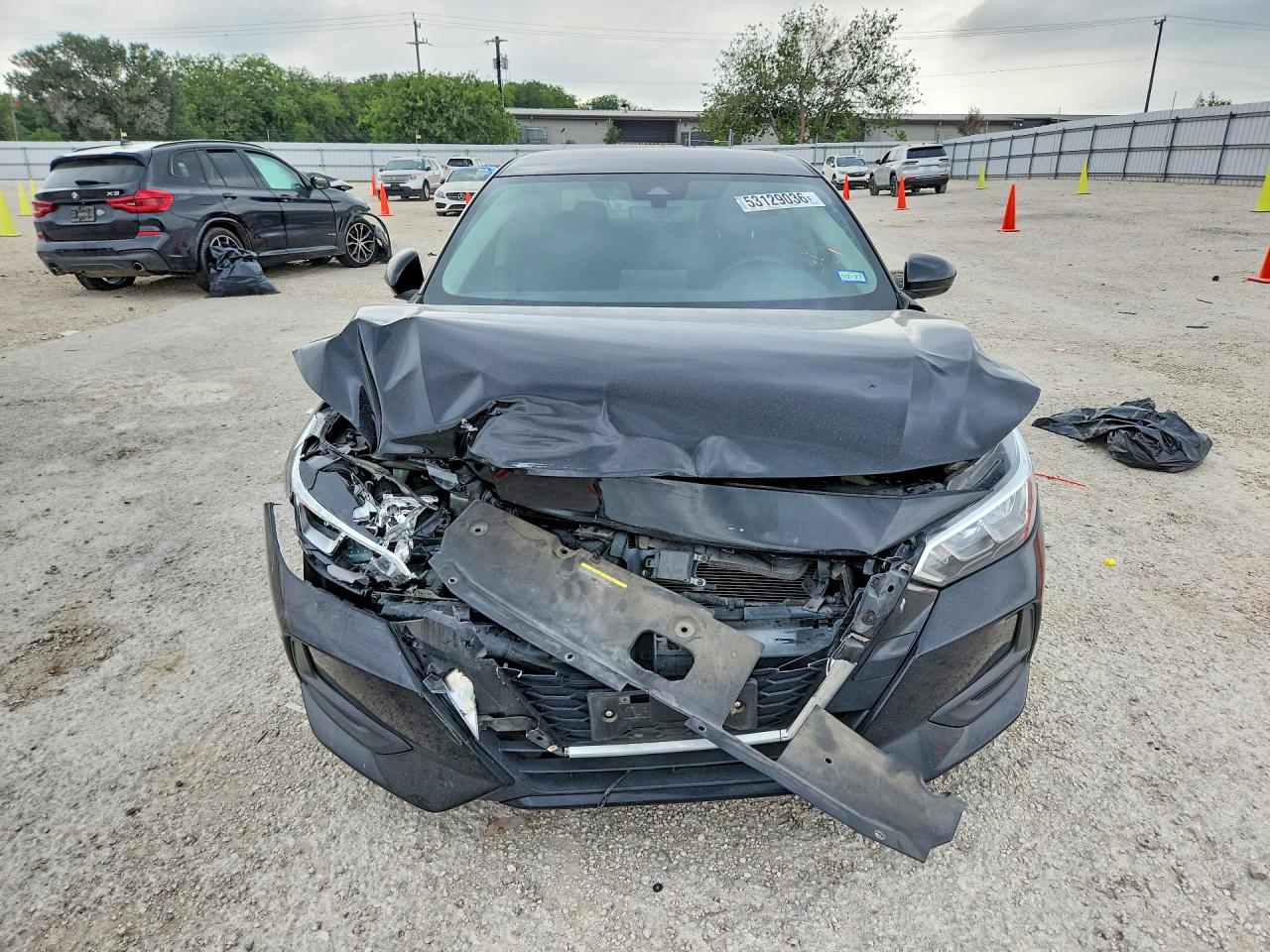 2022 Nissan Sentra Sv Black vin: 3N1AB8CV4NY247834