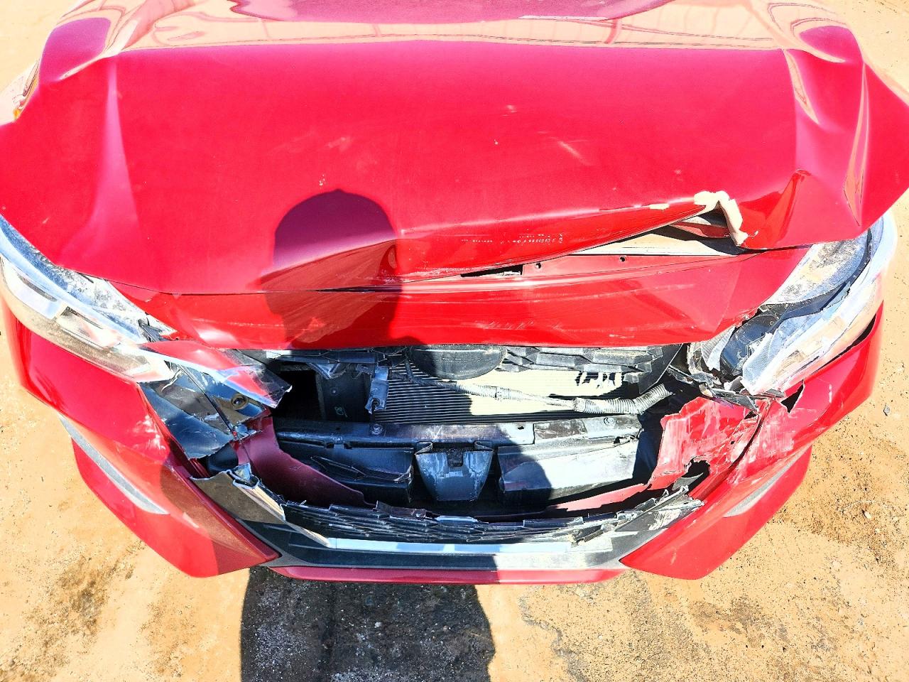 2022 Nissan Sentra Sv Red vin: 3N1AB8CV4NY314397