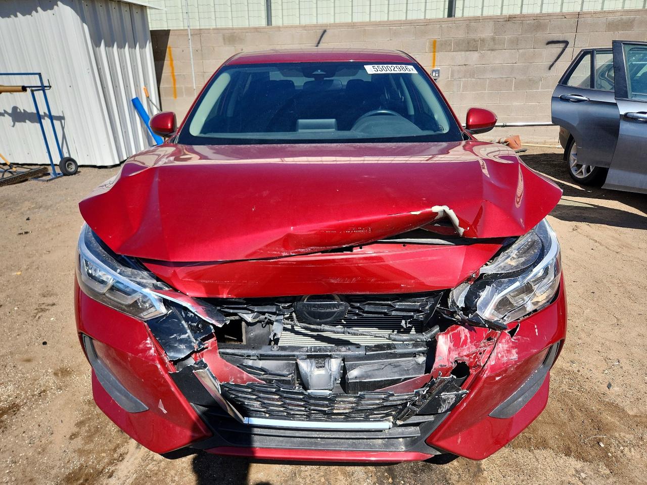 2022 Nissan Sentra Sv Red vin: 3N1AB8CV4NY314397