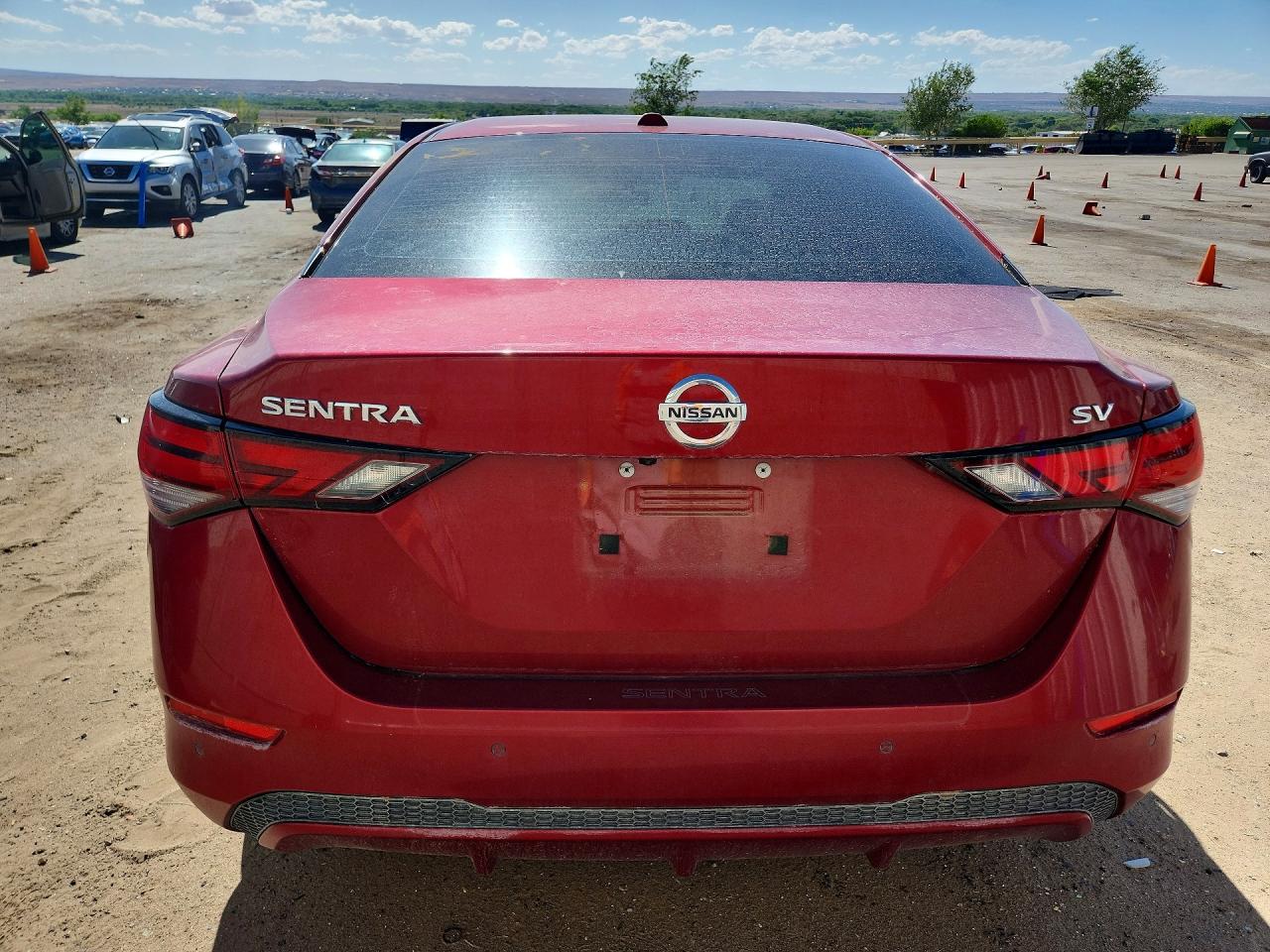 2022 Nissan Sentra Sv Red vin: 3N1AB8CV4NY314397