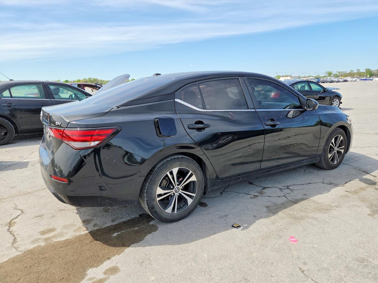 2022 Nissan Sentra Sv Black vin: 3N1AB8CV4NY315310
