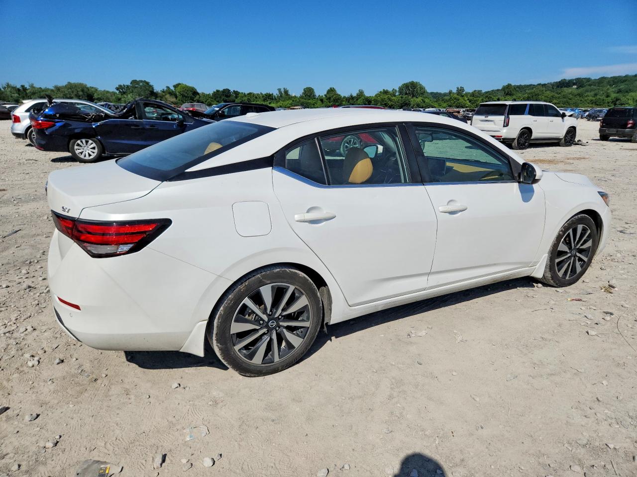 2023 Nissan Sentra Sv White vin: 3N1AB8CV4PY227084