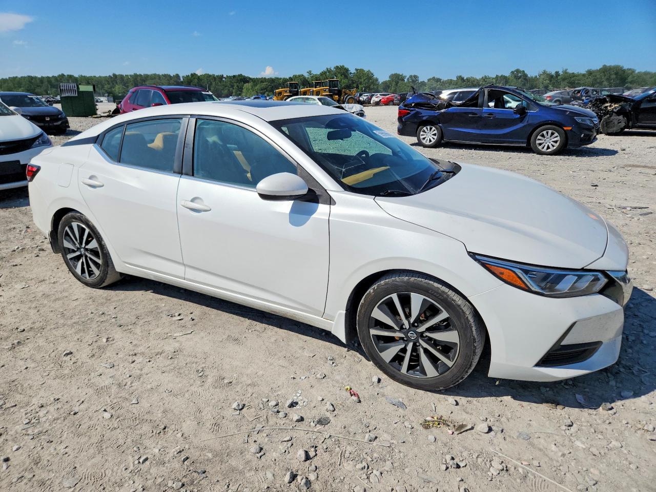 2023 Nissan Sentra Sv White vin: 3N1AB8CV4PY227084