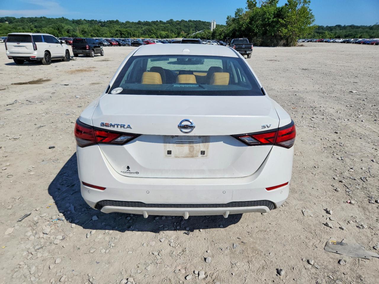 2023 Nissan Sentra Sv White vin: 3N1AB8CV4PY227084