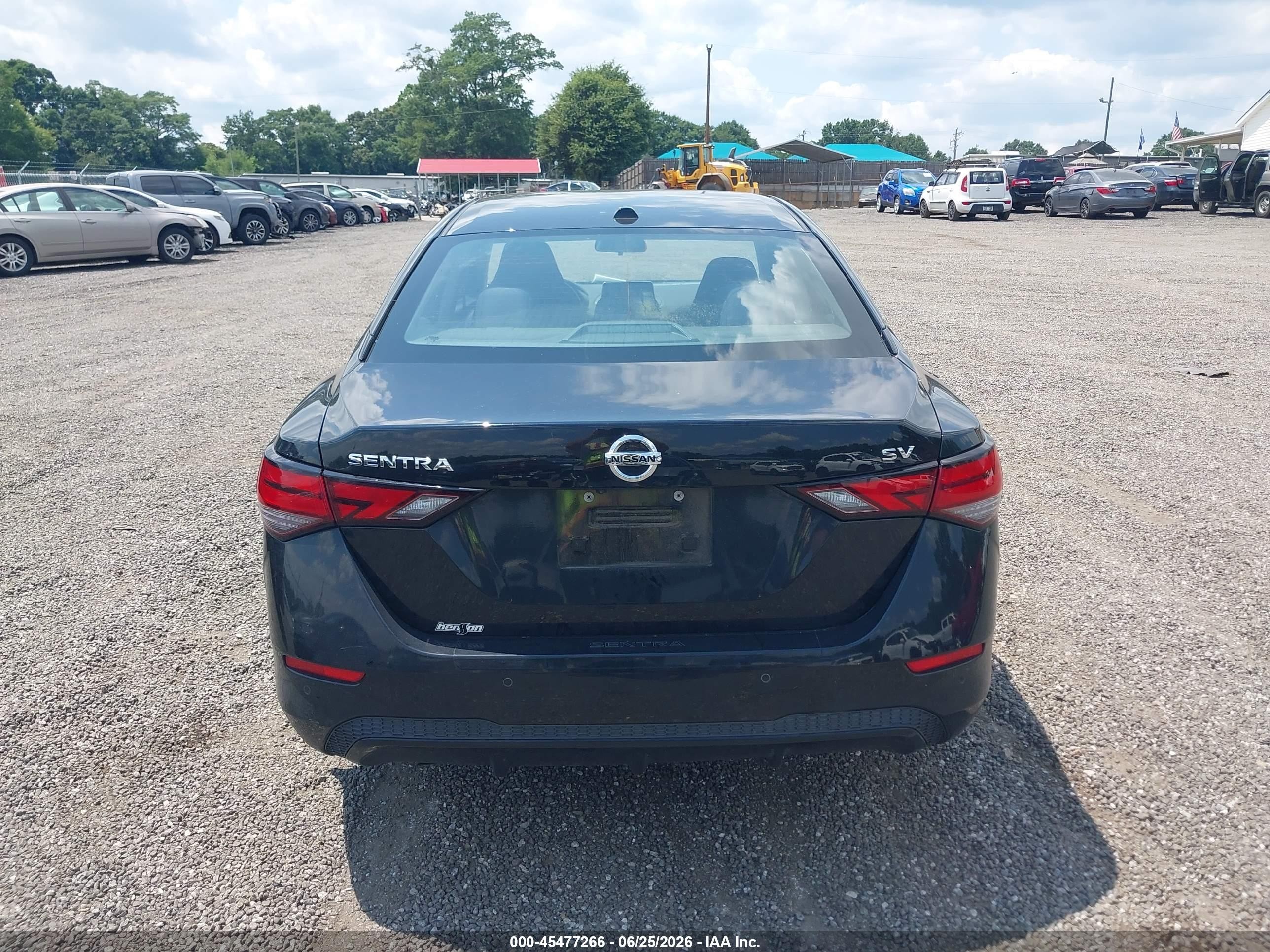 2023 Nissan Sentra Sv Xtronic Cvt Black vin: 3N1AB8CV4PY261414