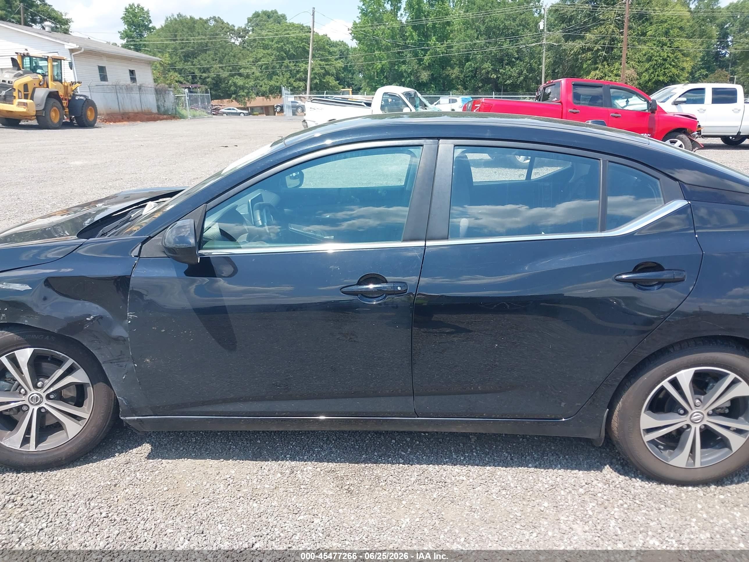 2023 Nissan Sentra Sv Xtronic Cvt Black vin: 3N1AB8CV4PY261414