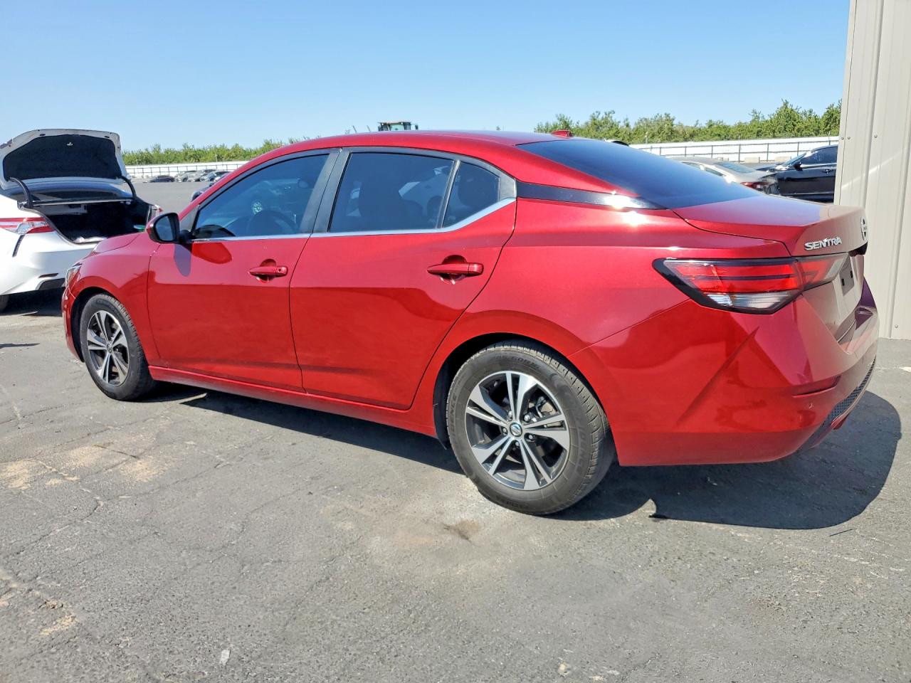 2023 Nissan Sentra Sv Burgundy vin: 3N1AB8CV4PY278794