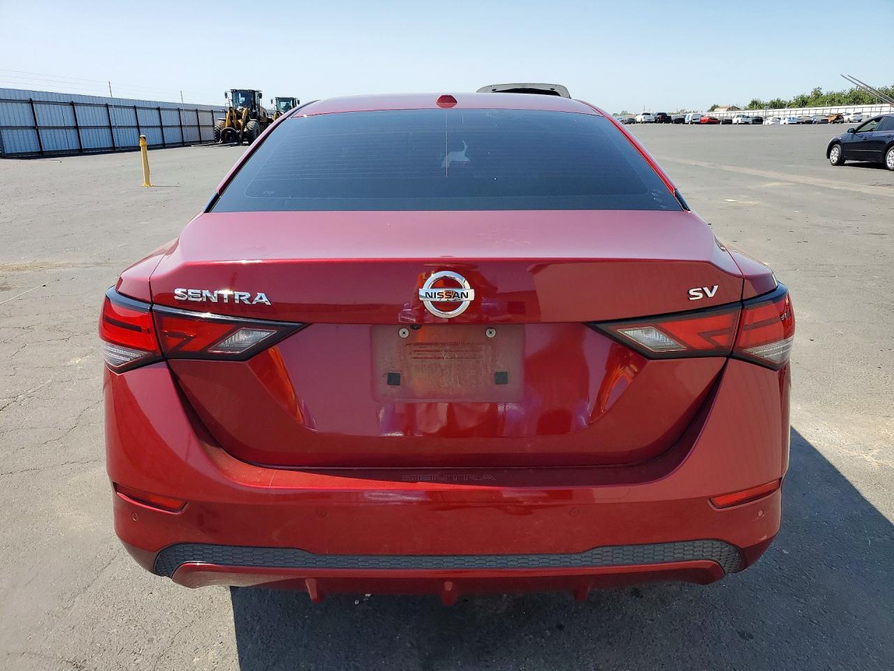 2023 Nissan Sentra Sv Burgundy vin: 3N1AB8CV4PY278794
