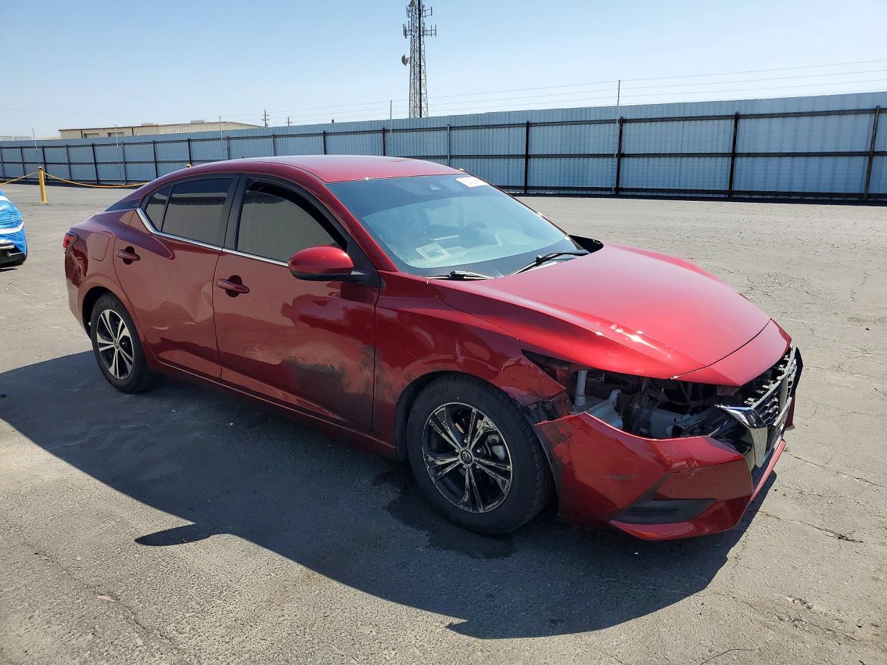 2023 Nissan Sentra Sv Burgundy vin: 3N1AB8CV4PY278794
