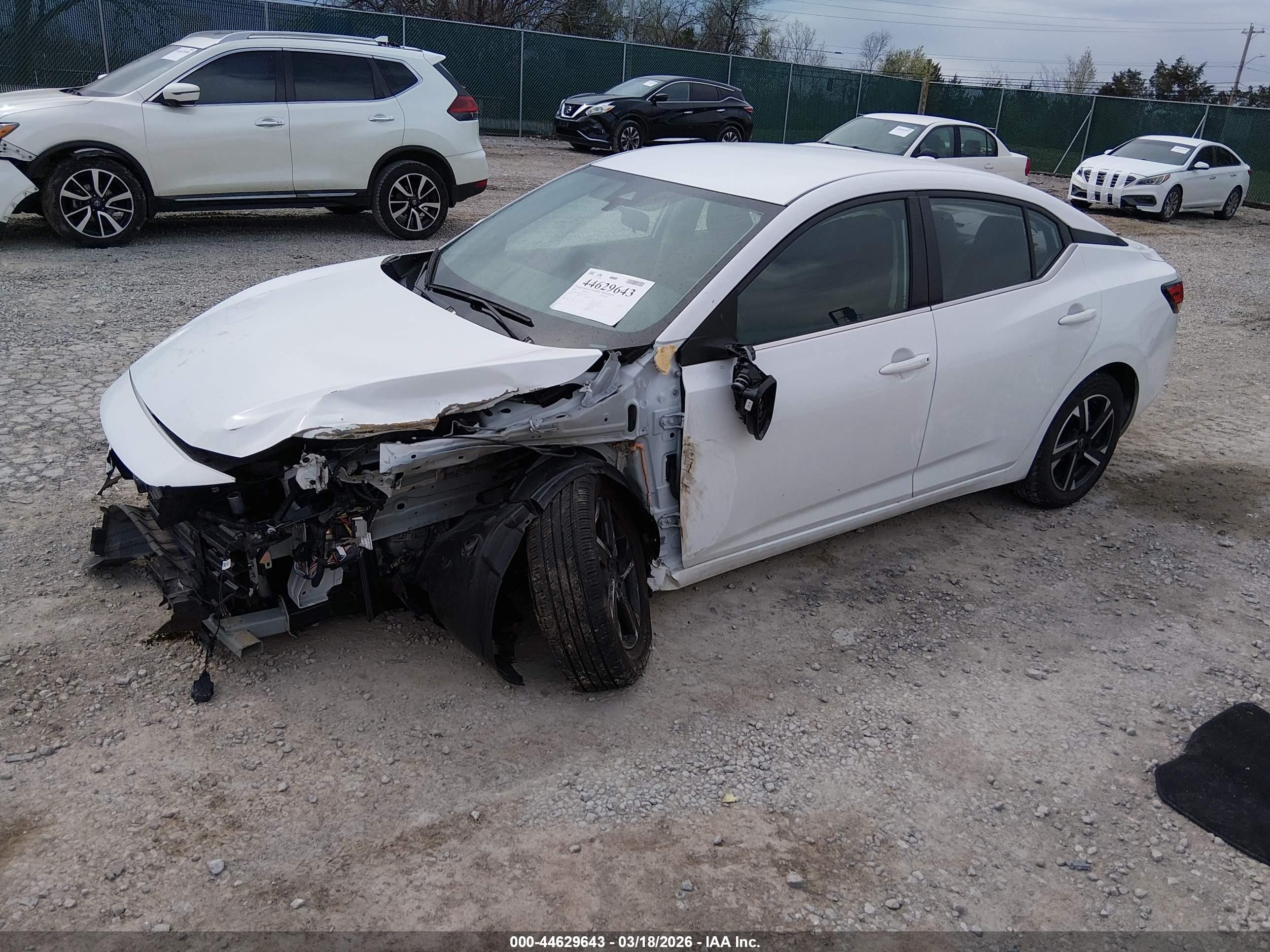 2024 Nissan Sentra Sv Xtronic Cvt Белый vin: 3N1AB8CV4RY239710