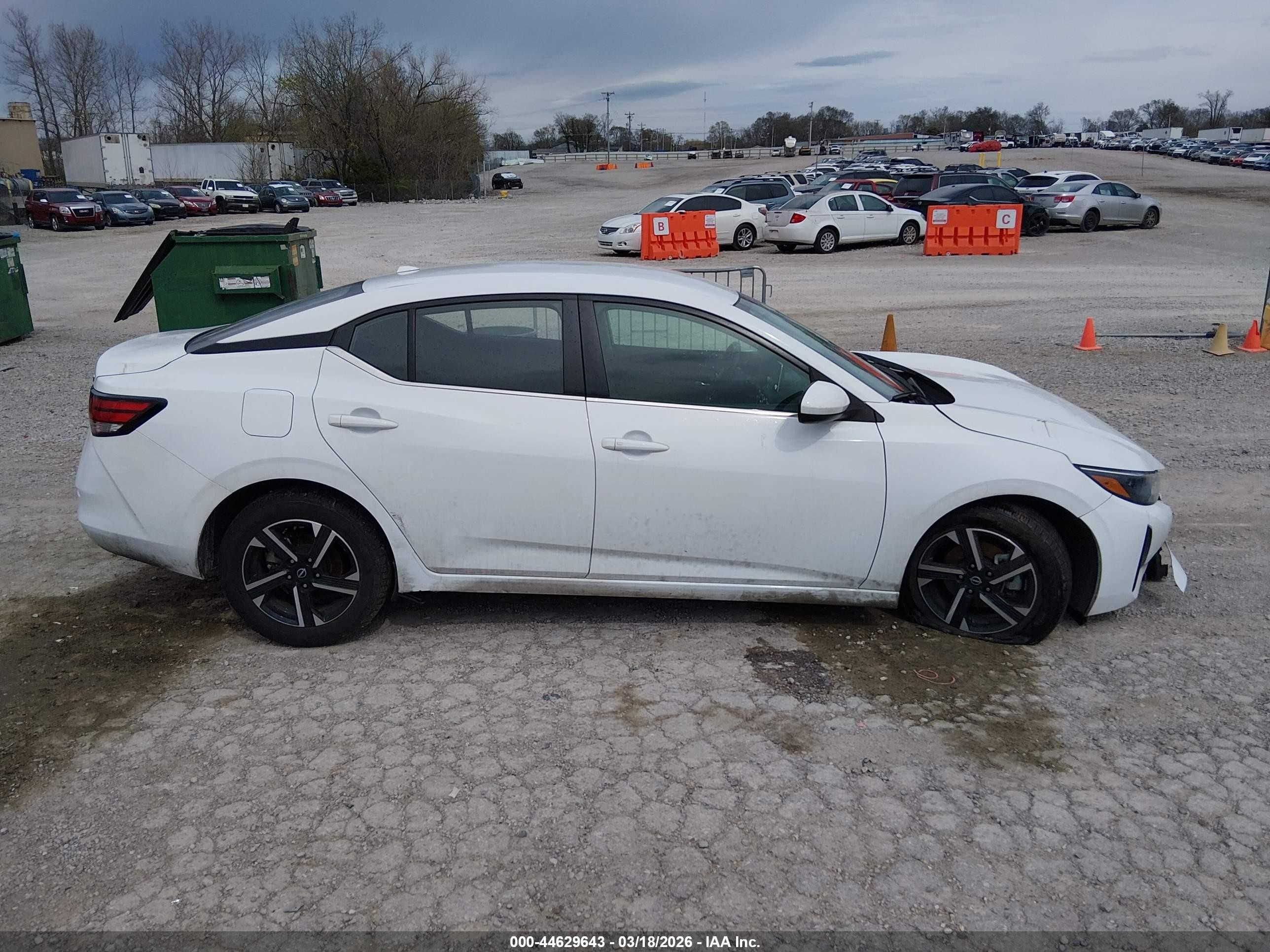 2024 Nissan Sentra Sv Xtronic Cvt Белый vin: 3N1AB8CV4RY239710