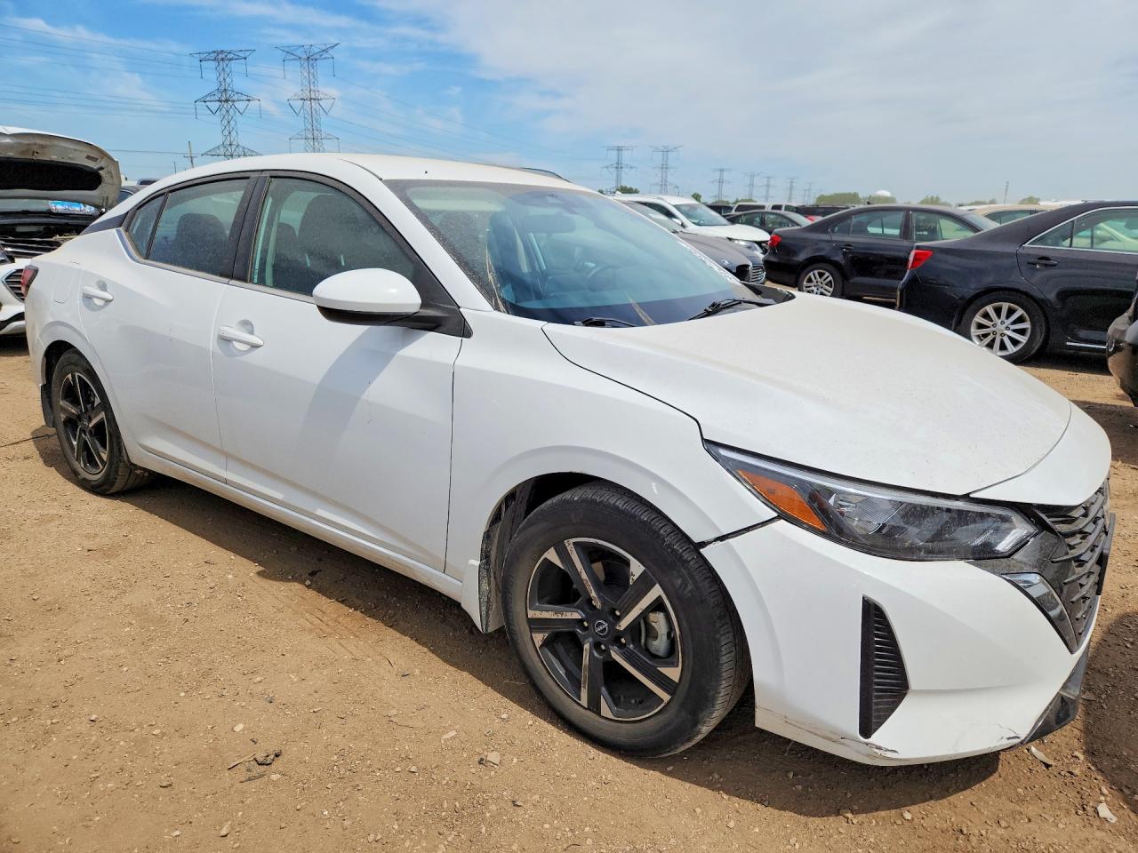 2024 Nissan Sentra Sv White vin: 3N1AB8CV4RY277597