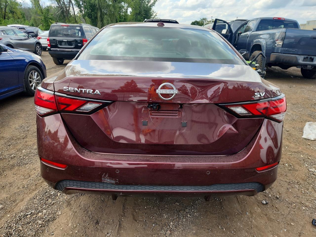 2024 Nissan Sentra Sv Бордовый vin: 3N1AB8CV4RY338284