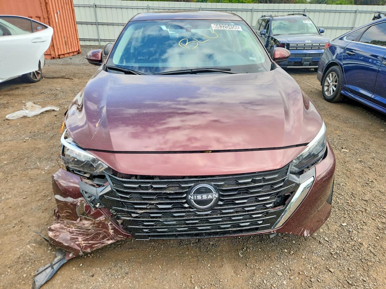 2024 Nissan Sentra Sv Бордовый vin: 3N1AB8CV4RY338284