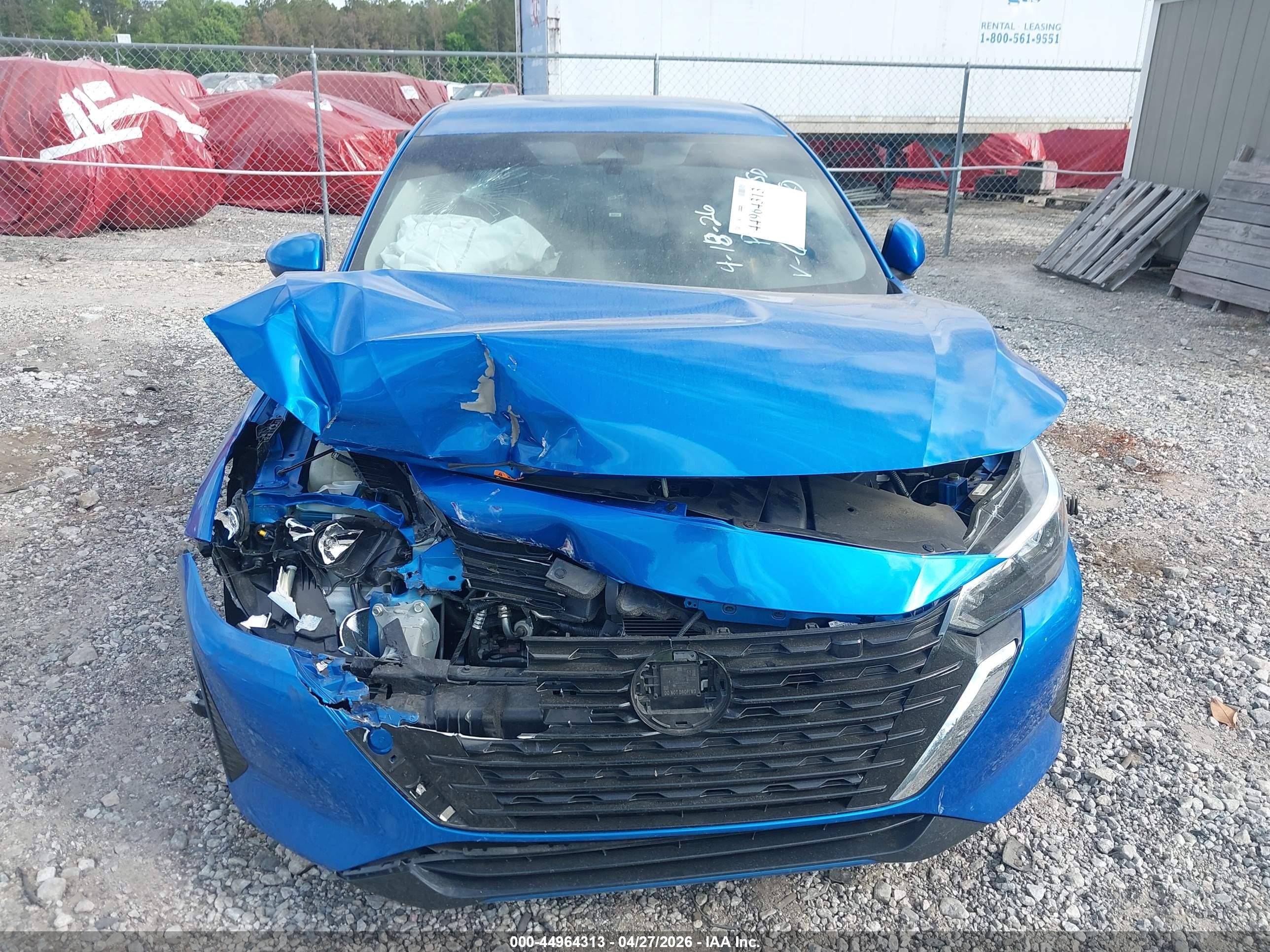 2025 Nissan Sentra Sv Blue vin: 3N1AB8CV4SY286564