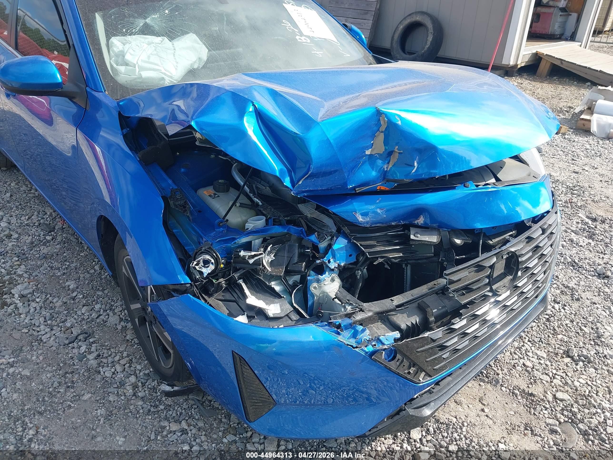 2025 Nissan Sentra Sv Blue vin: 3N1AB8CV4SY286564