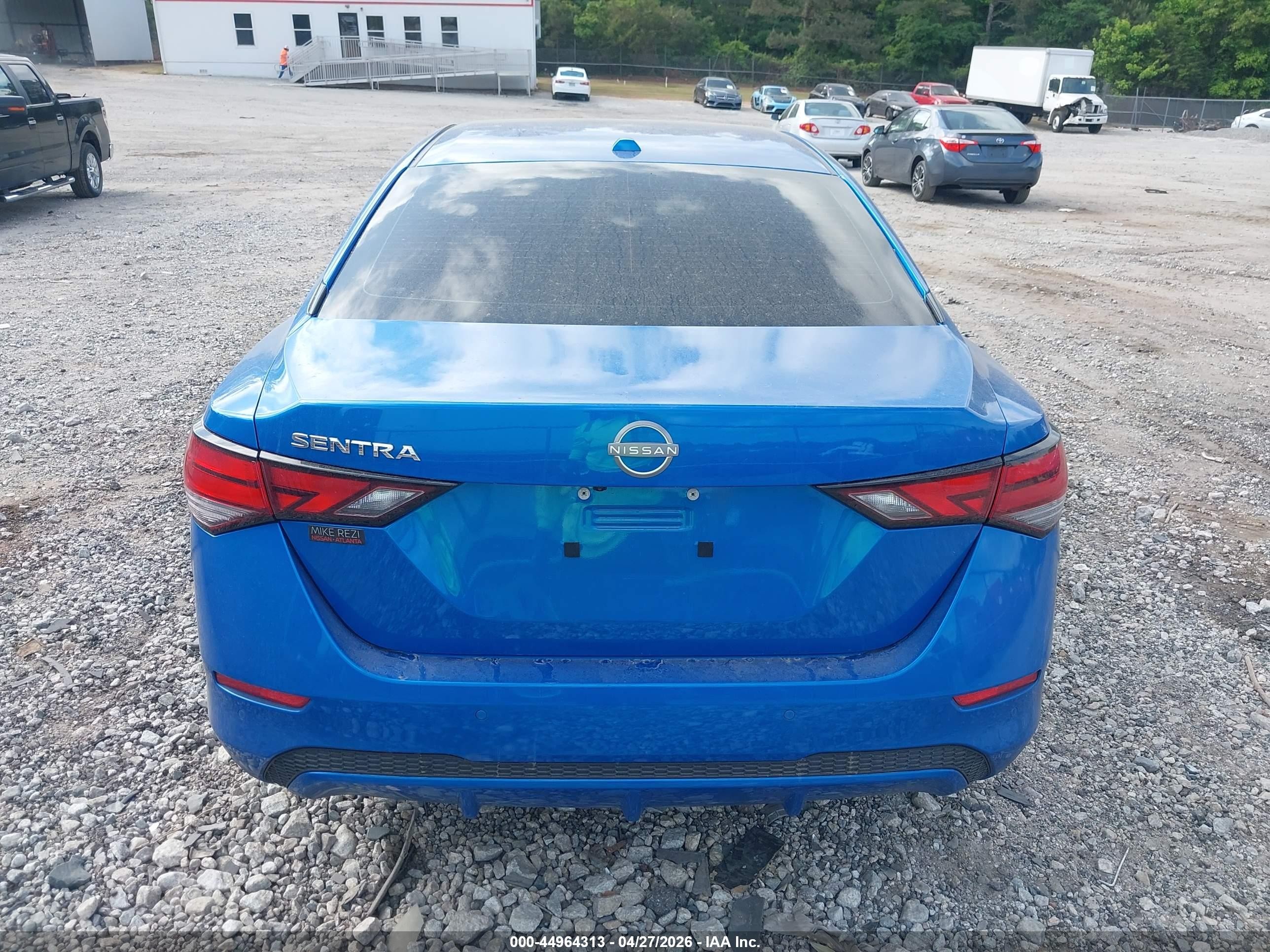 2025 Nissan Sentra Sv Blue vin: 3N1AB8CV4SY286564